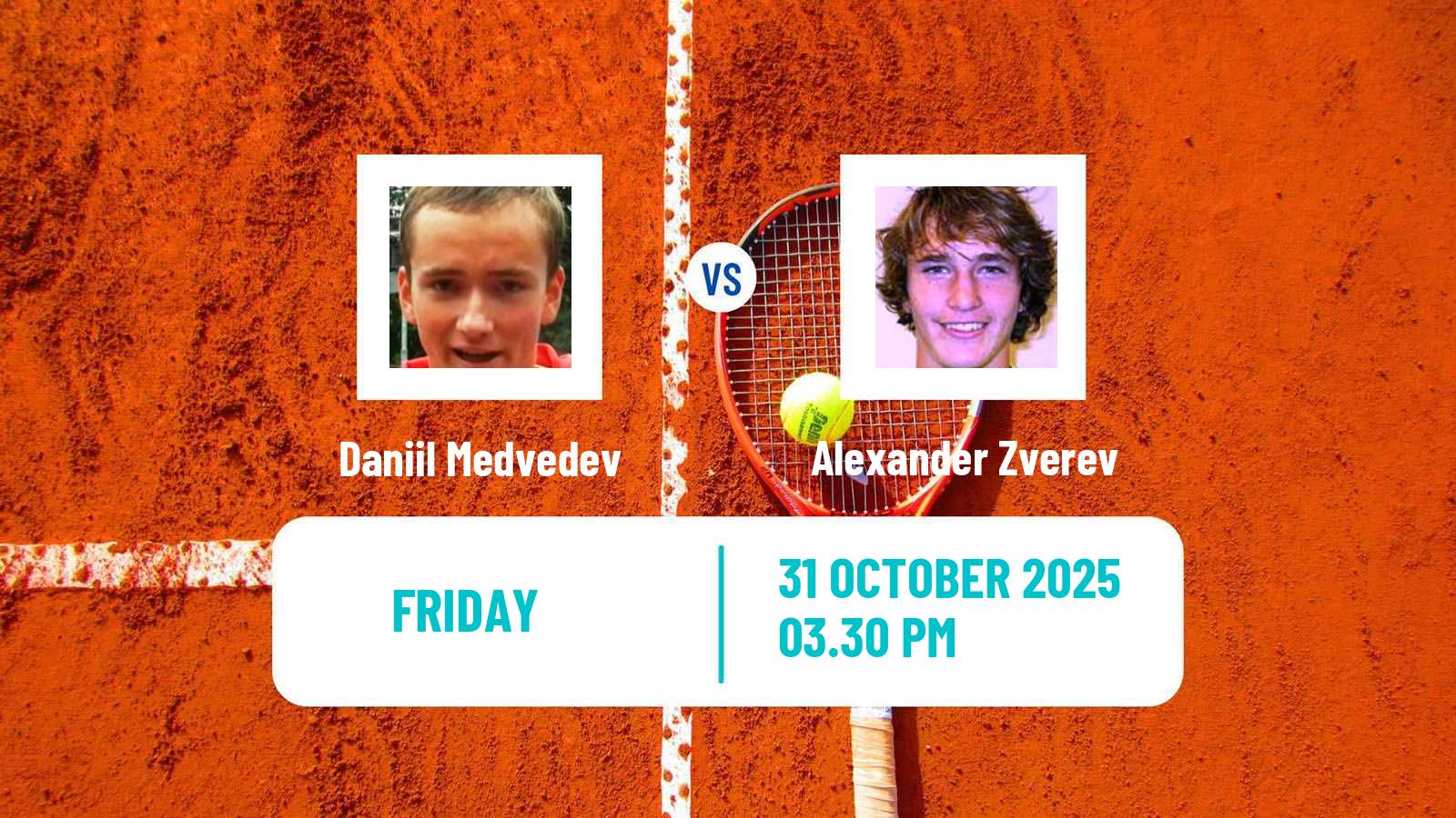 Tennis ATP Paris Daniil Medvedev - Alexander Zverev