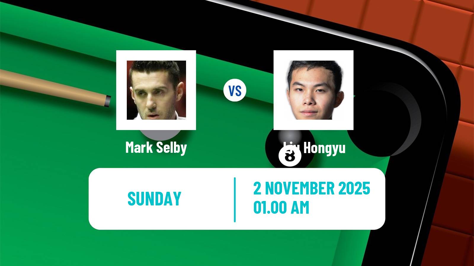 Snooker International Championship Mark Selby - Liu Hongyu