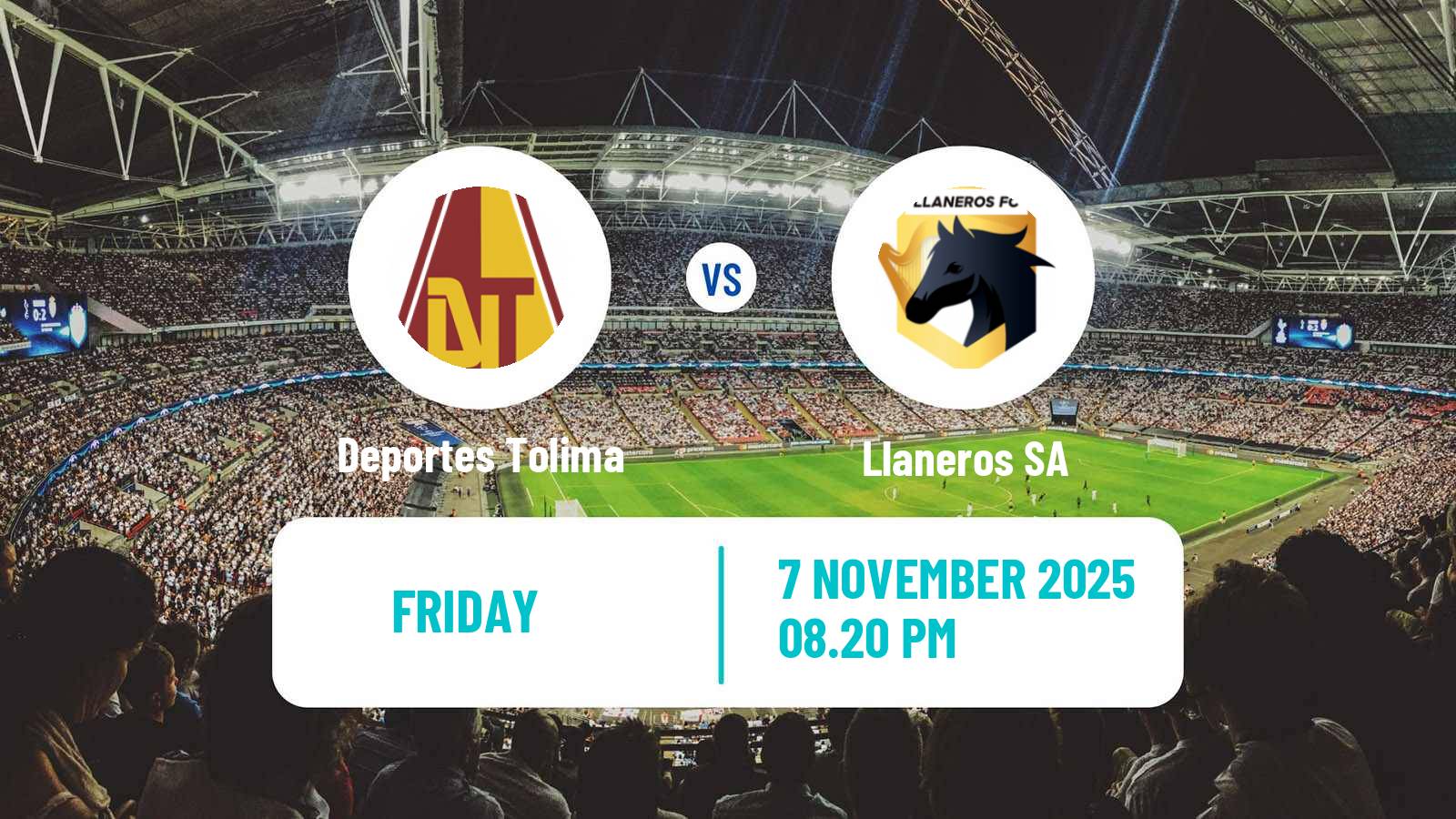 Football Colombian Primera A Deportes Tolima - Llaneros SA