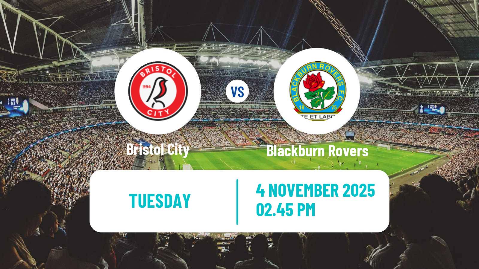 Football English League Championship Bristol City - Blackburn Rovers