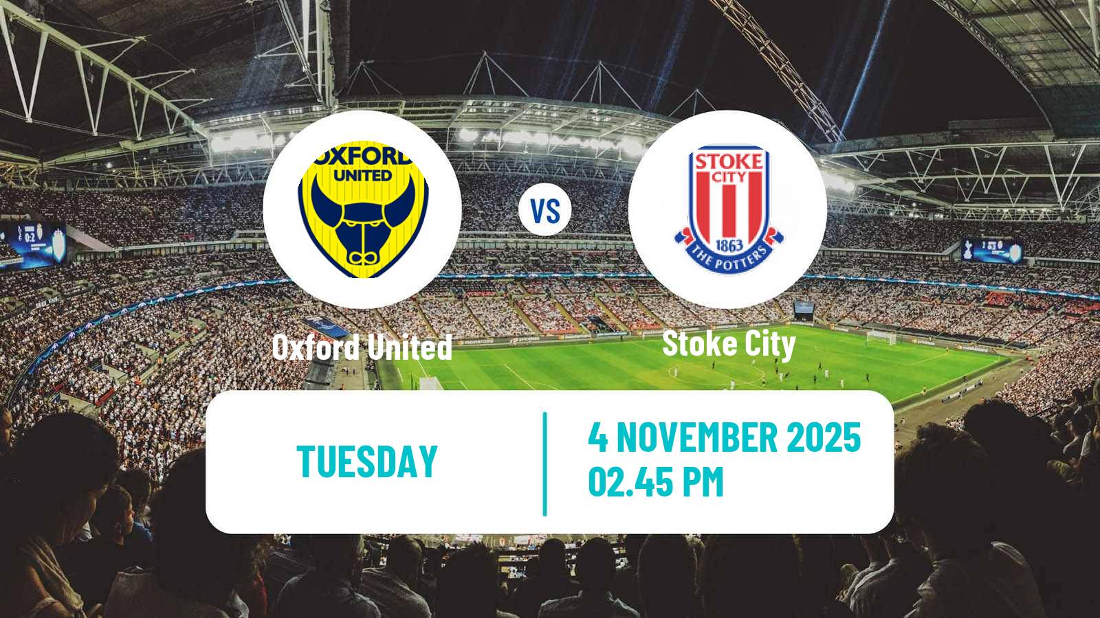 Football English League Championship Oxford United - Stoke City