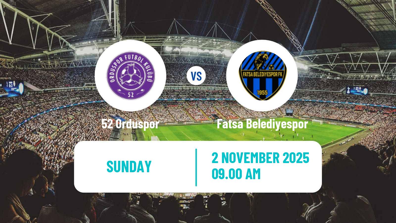 Football Turkish 3 Lig Group 3 52 Orduspor - Fatsa Belediyespor
