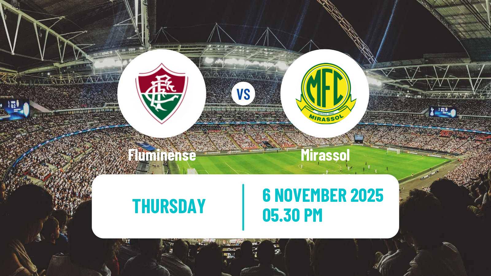 Football Brazilian Serie A Fluminense - Mirassol