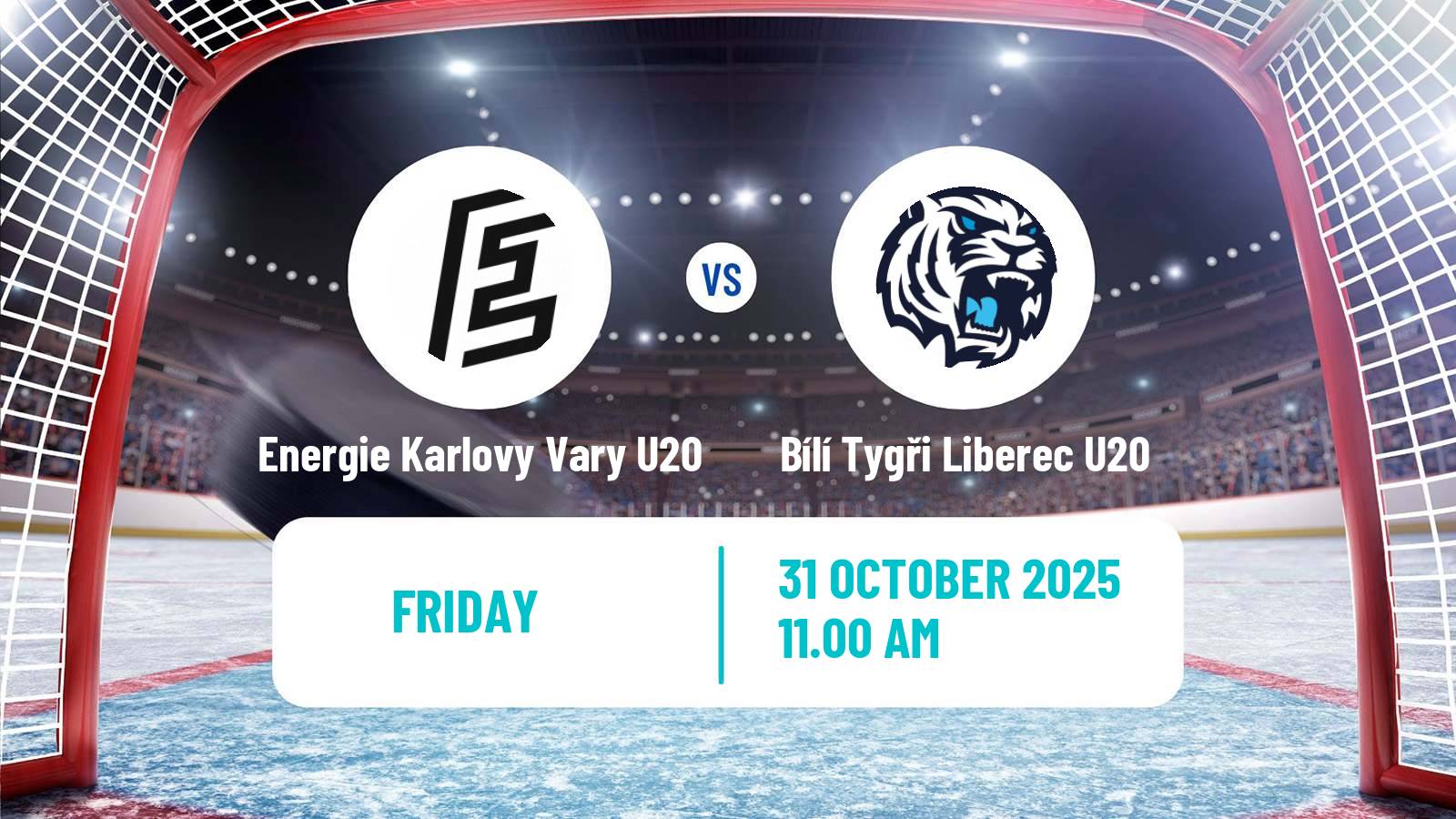 Hockey Czech ELJ Energie Karlovy Vary U20 - Bílí Tygři Liberec U20