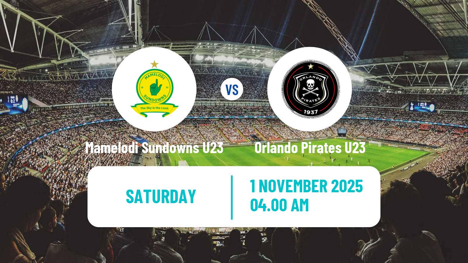 Football South African Diski Challenge Mamelodi Sundowns U23 - Orlando Pirates U23