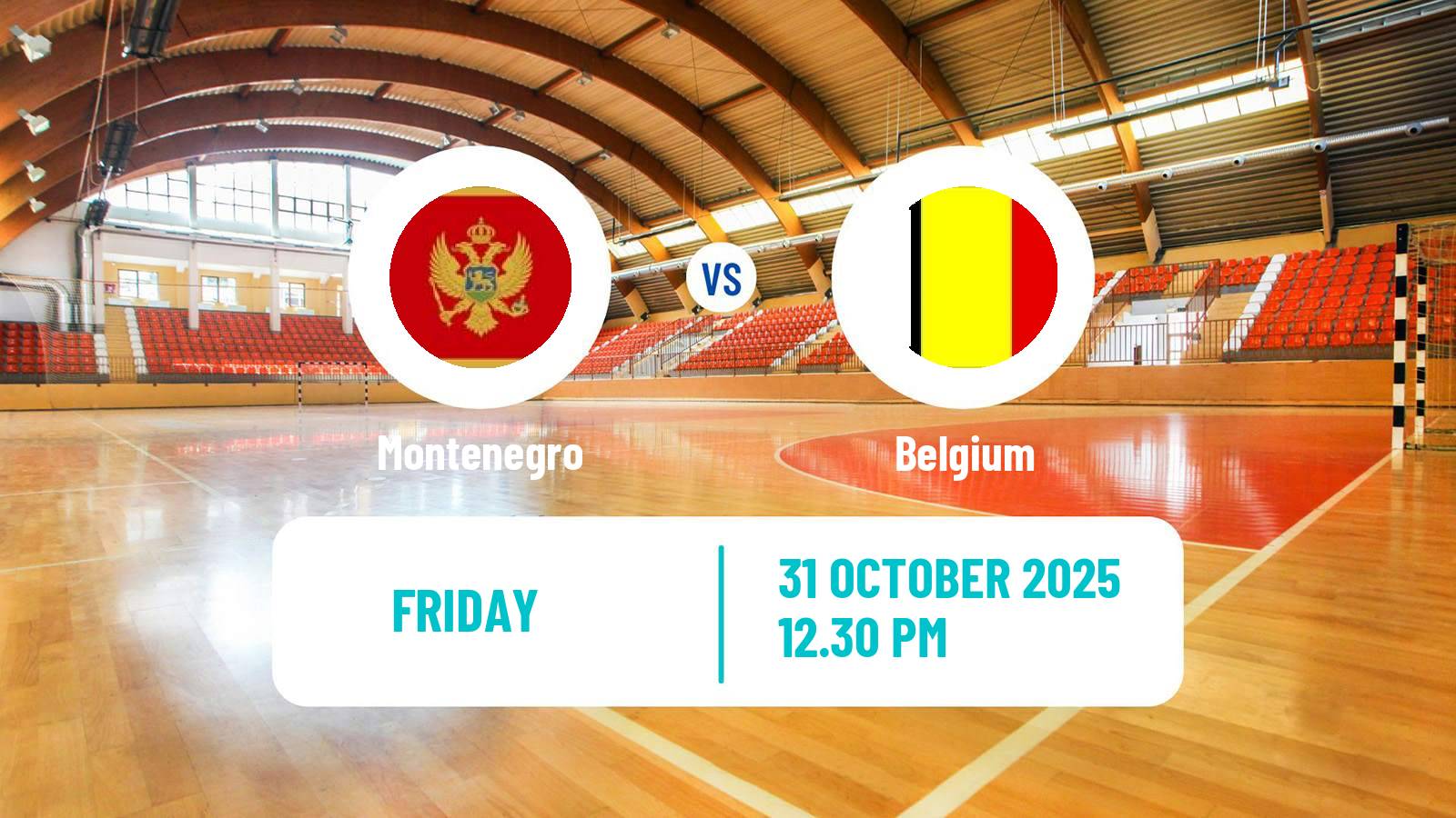 Handball Friendly International Handball Montenegro - Belgium