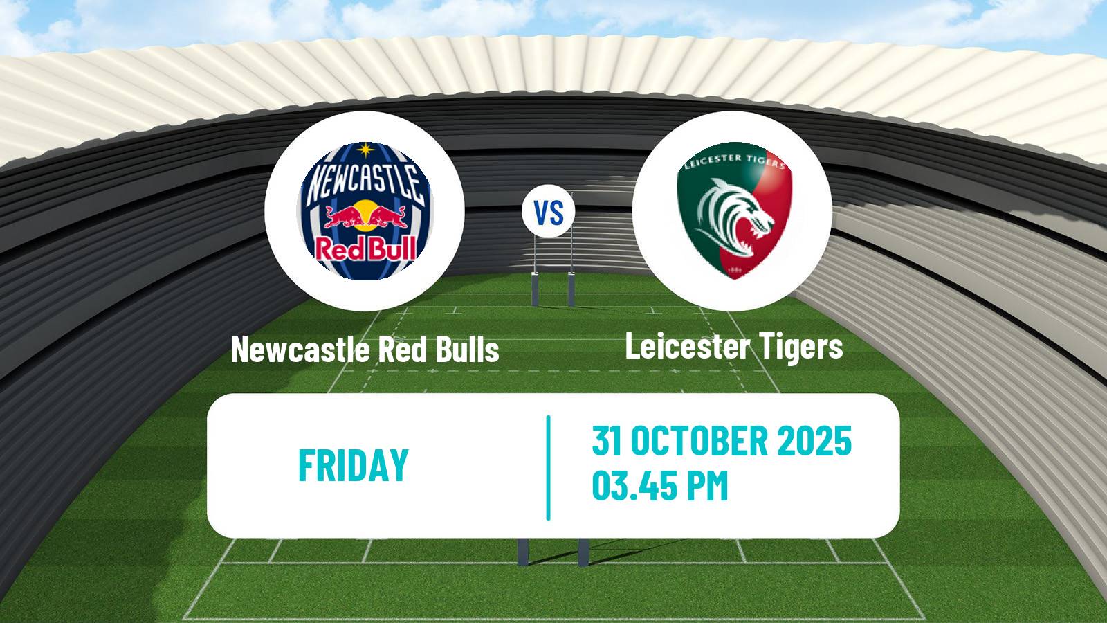Rugby union English Premiership Rugby Cup Newcastle Red Bulls - Leicester Tigers