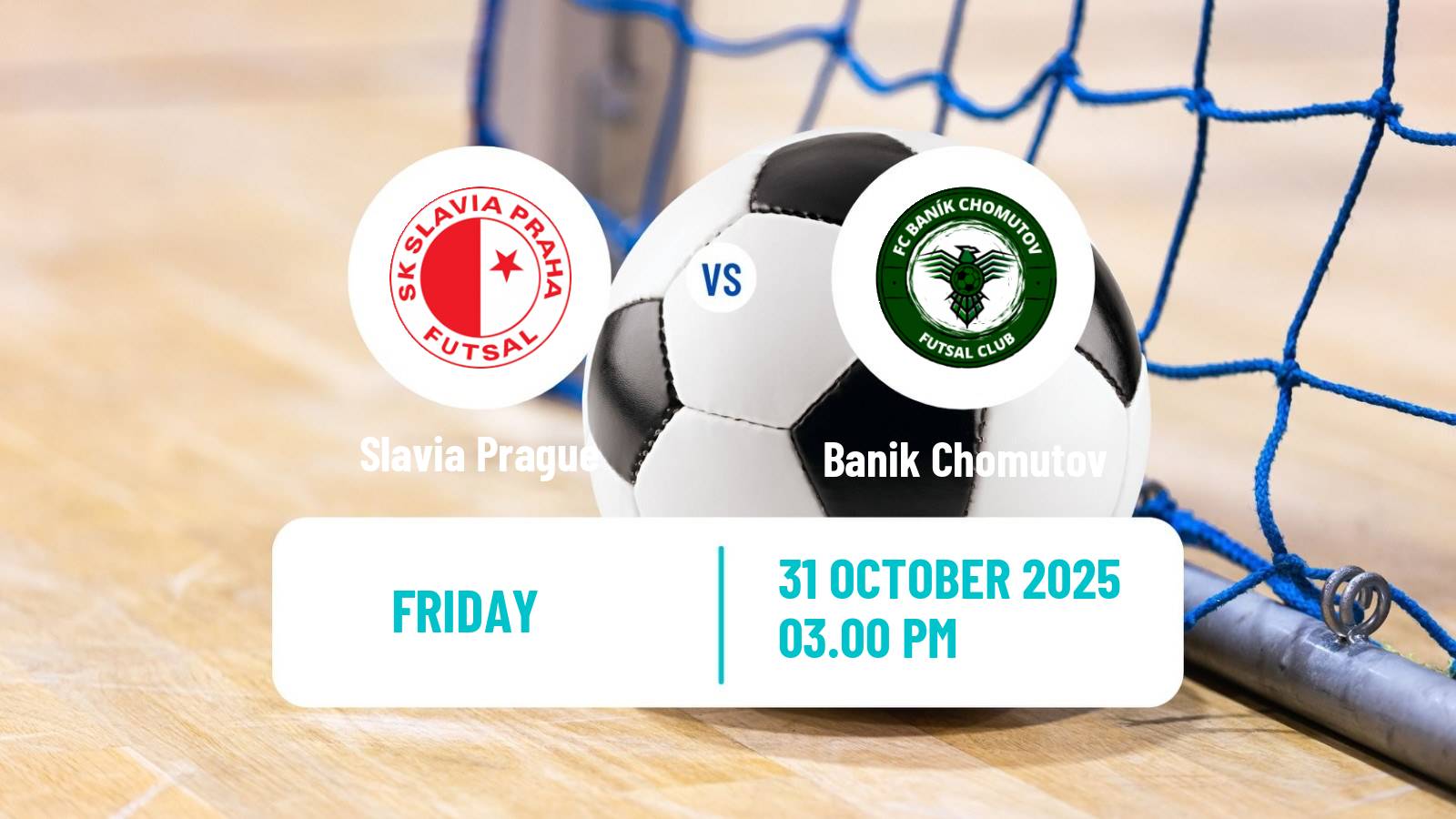 Futsal Czech 1 Futsal Liga Slavia Prague - Banik Chomutov