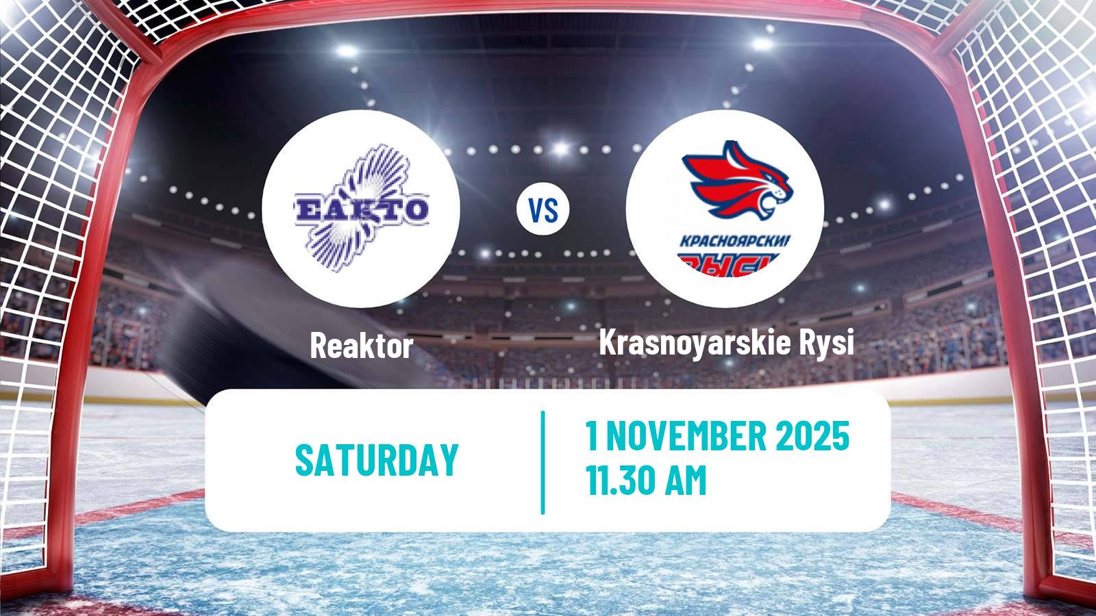Hockey MHL Reaktor - Krasnoyarskie Rysi