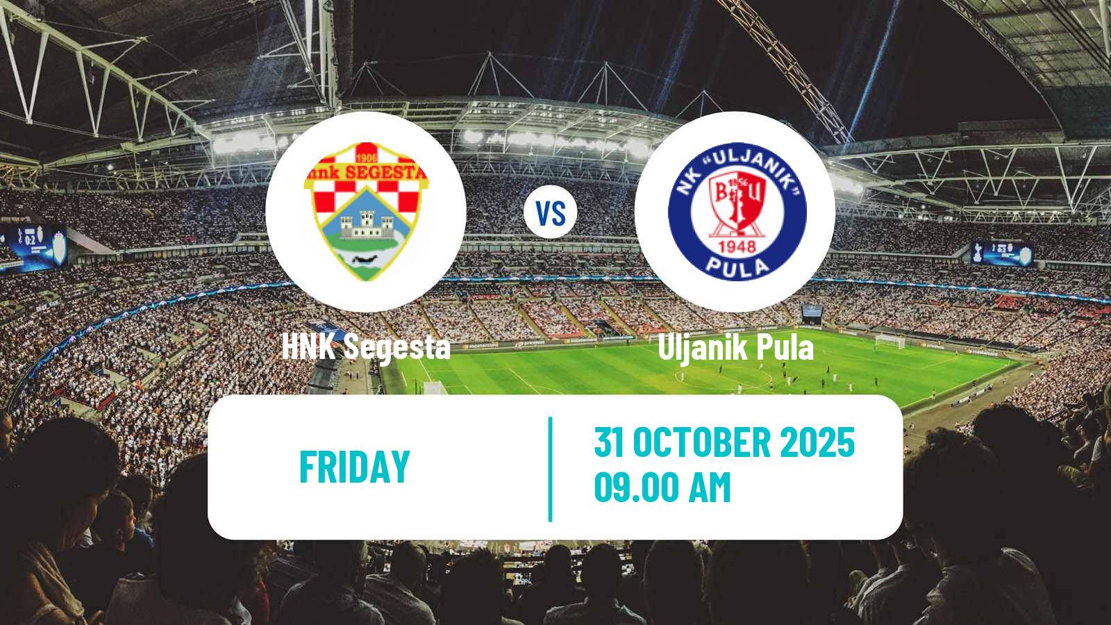 Football Croatian Druga NL Segesta - Uljanik Pula