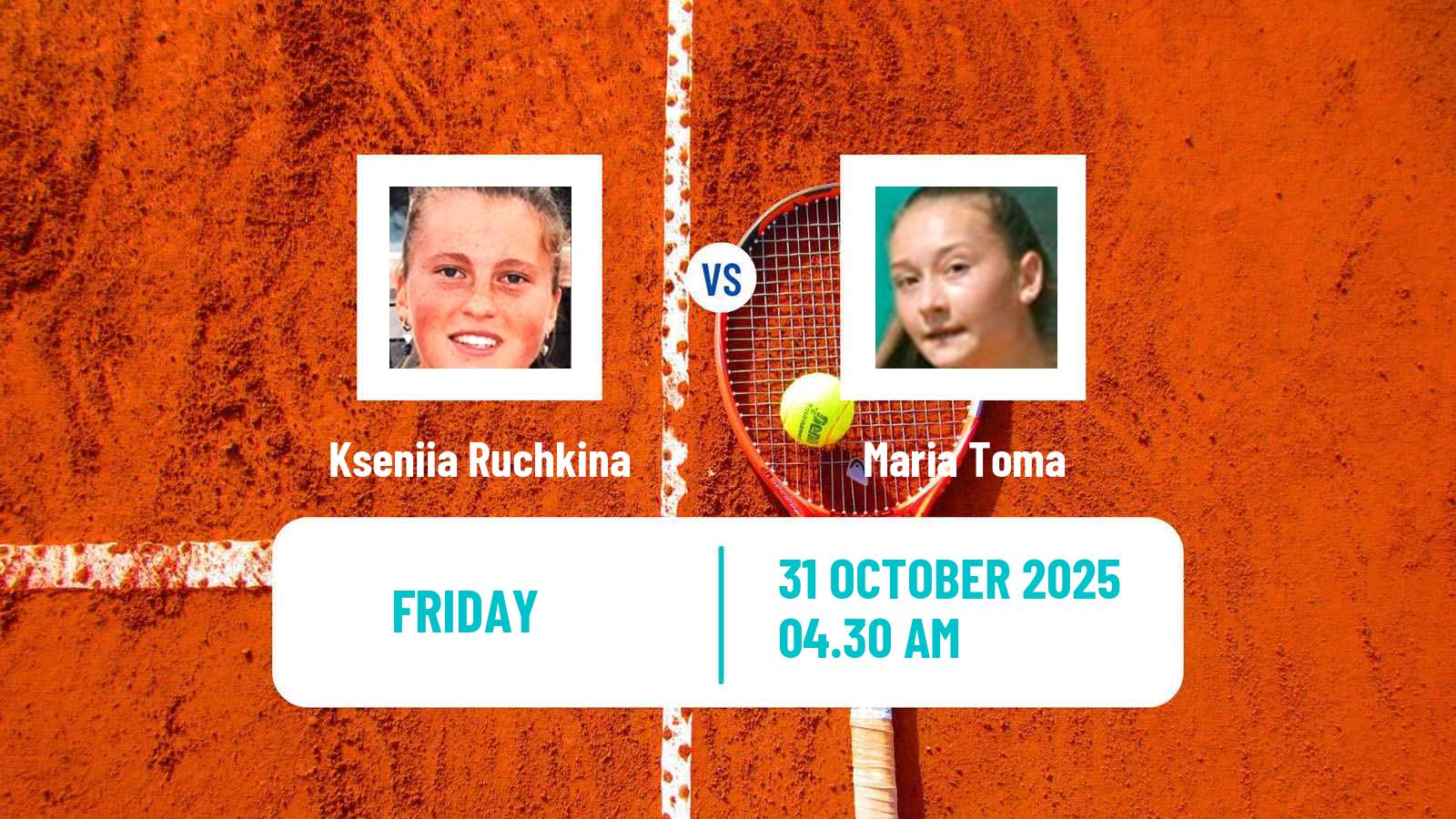 Tennis ITF W15 Solarino Women Kseniia Ruchkina - Maria Toma