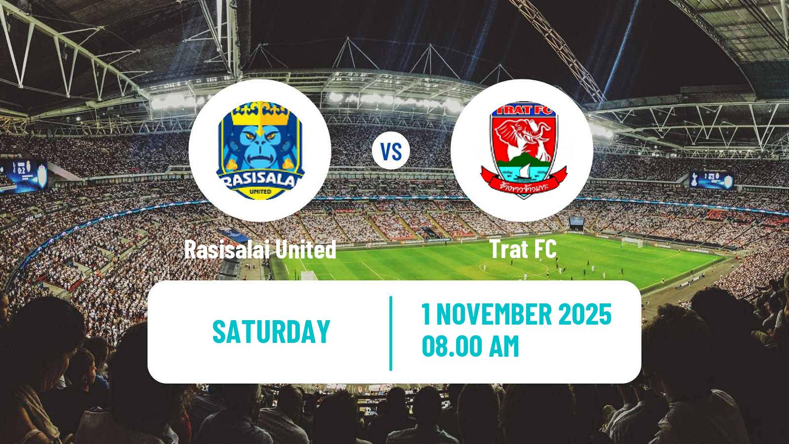 Football Thai League 2 Rasisalai United - Trat