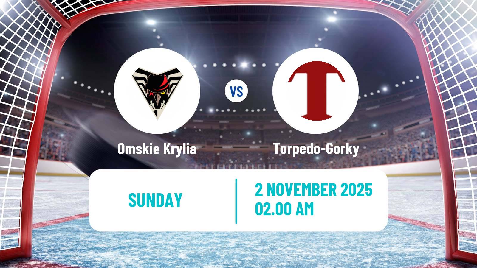Hockey VHL Omskie Krylia - Torpedo-Gorky