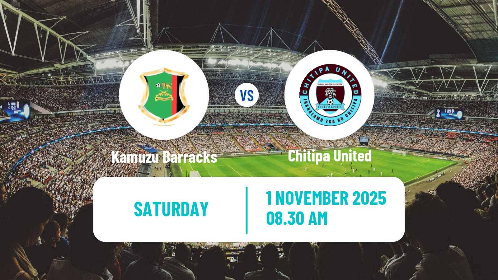 Football Malawi Premier Division Kamuzu Barracks - Chitipa United