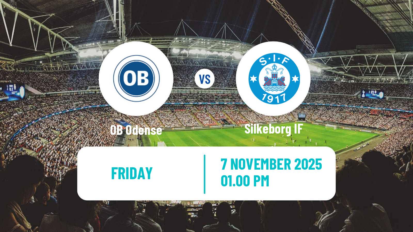 Football Danish Superliga OB Odense - Silkeborg IF