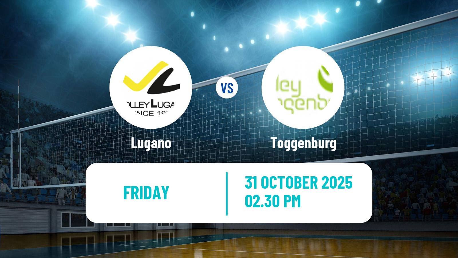 Volleyball Swiss NLA Volleyball Women Lugano - Toggenburg