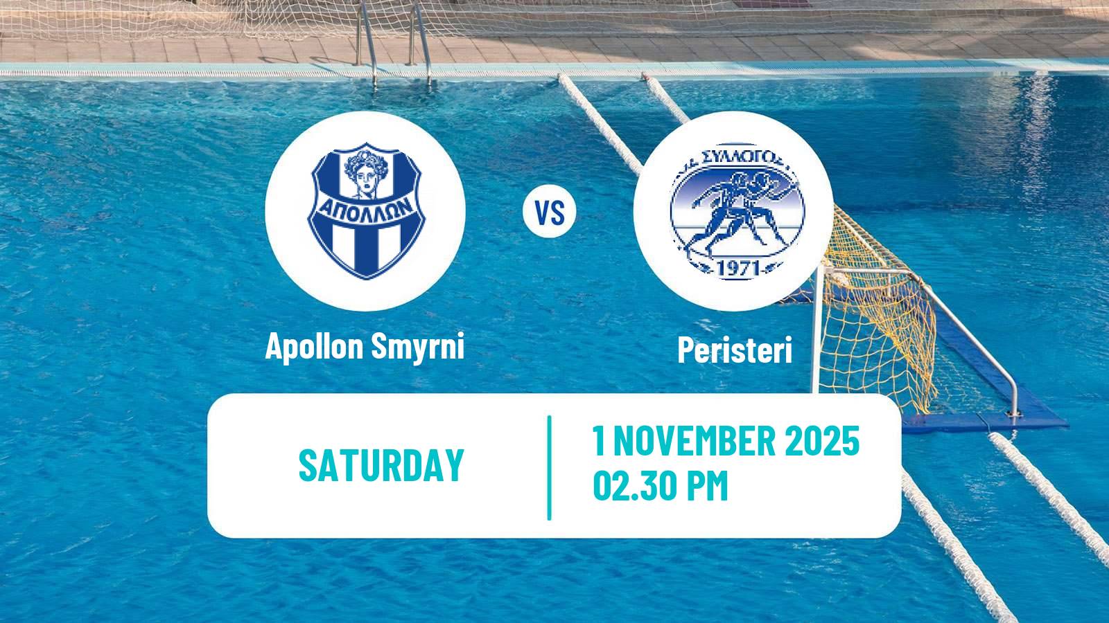 Water polo Greek A1 Water Polo Apollon Smyrni - Peristeri