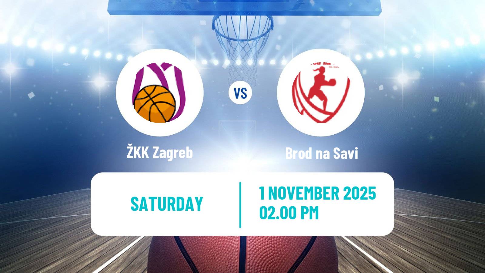 Basketball Croatian Premijer Liga Basketball Women Zagreb - Brod na Savi