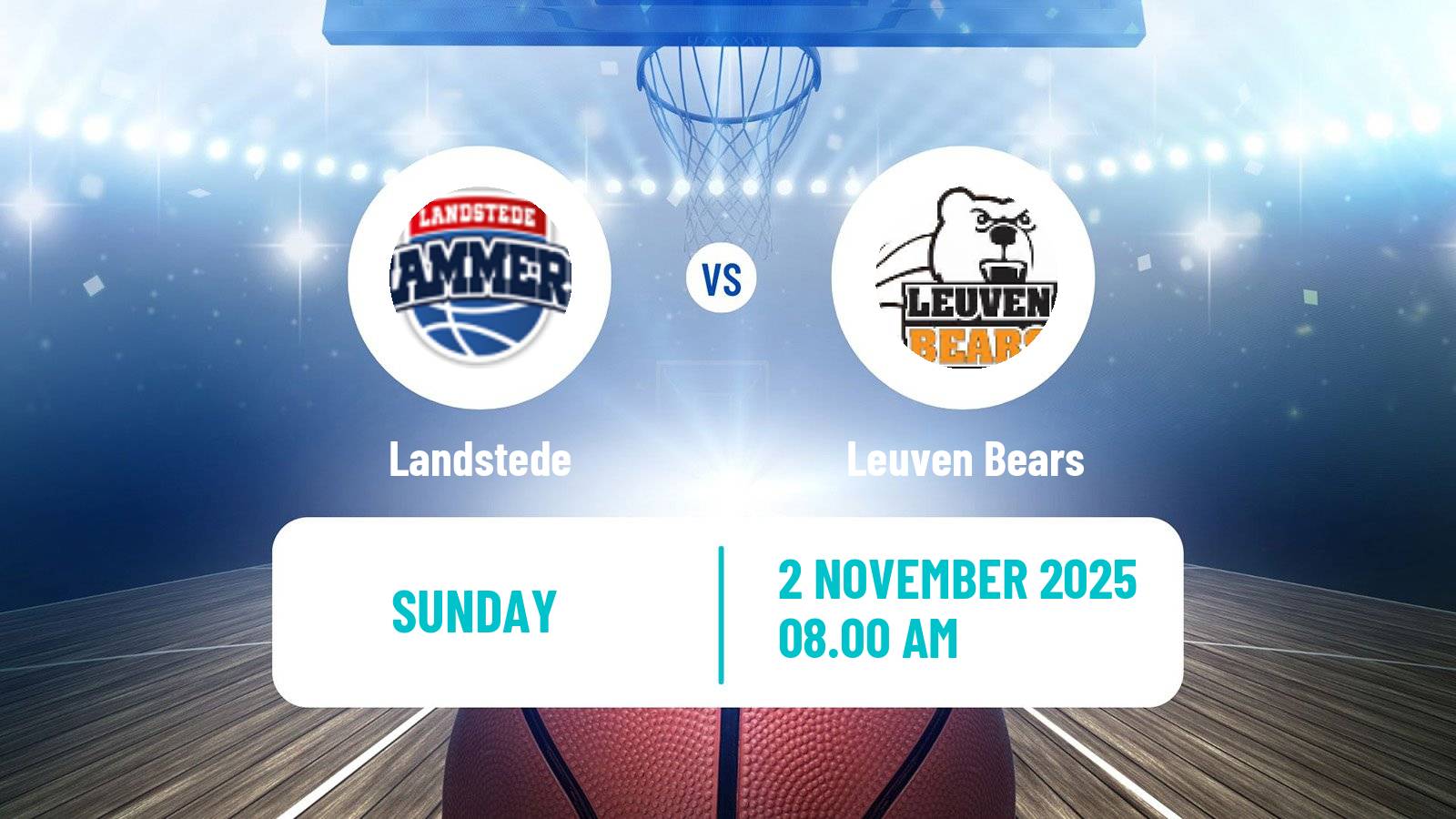 Basketball BNXT League Landstede - Leuven Bears