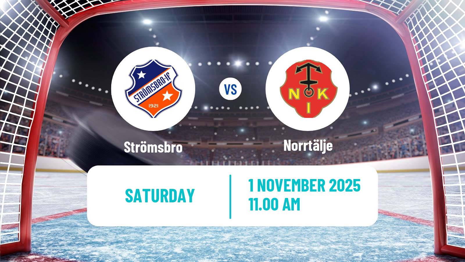 Hockey Swedish HockeyEttan Norra Strömsbro - Norrtälje