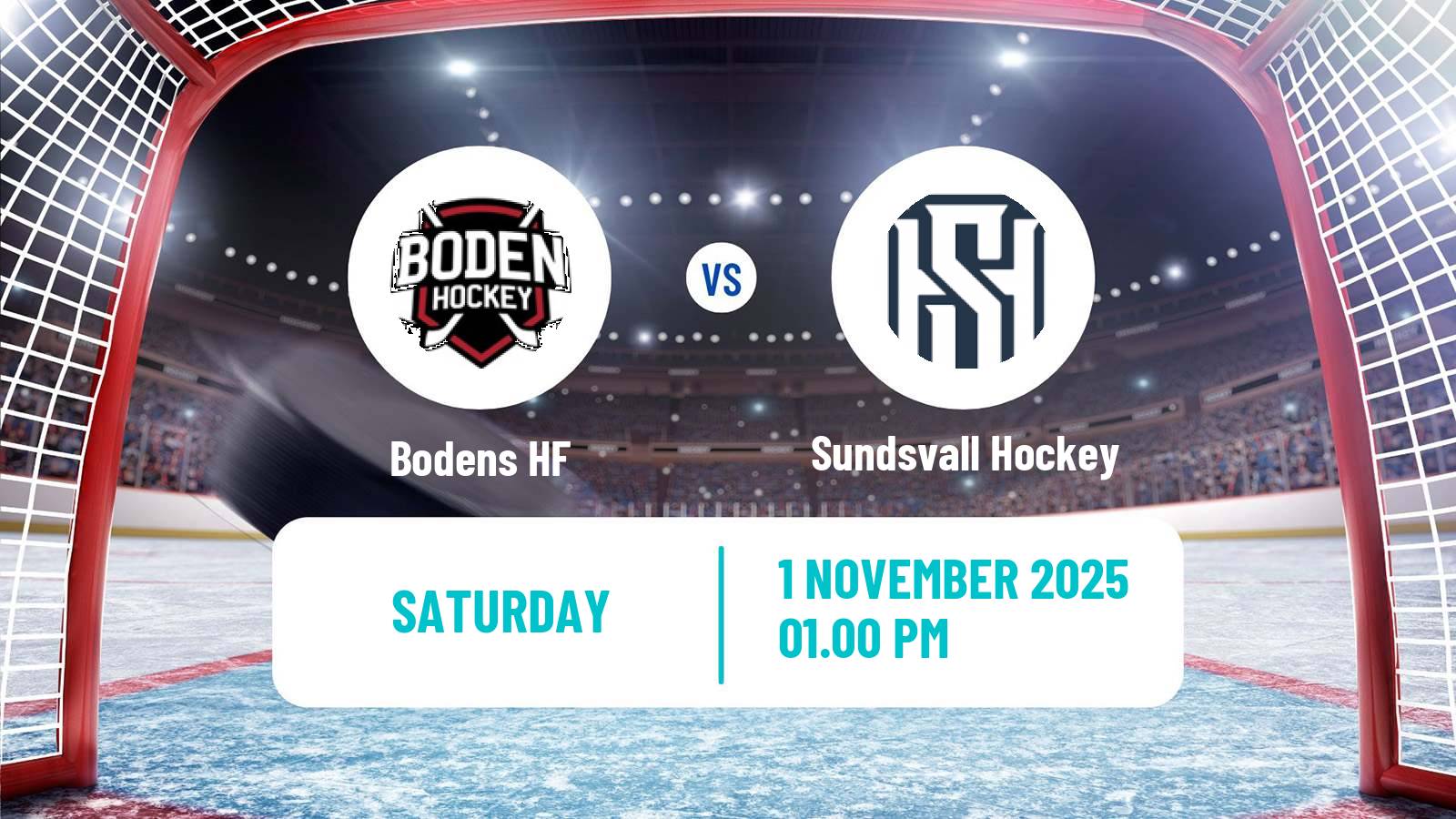 Hockey Swedish HockeyEttan Norra Boden - Sundsvall Hockey