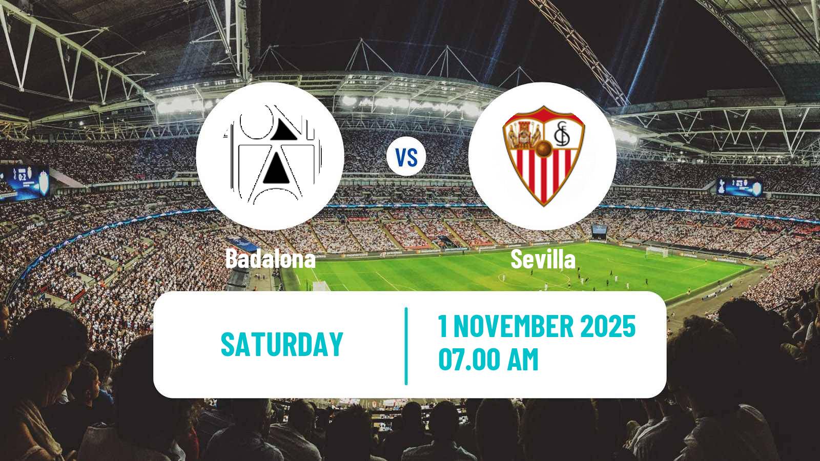 Football Spanish Primera División Women Badalona - Sevilla