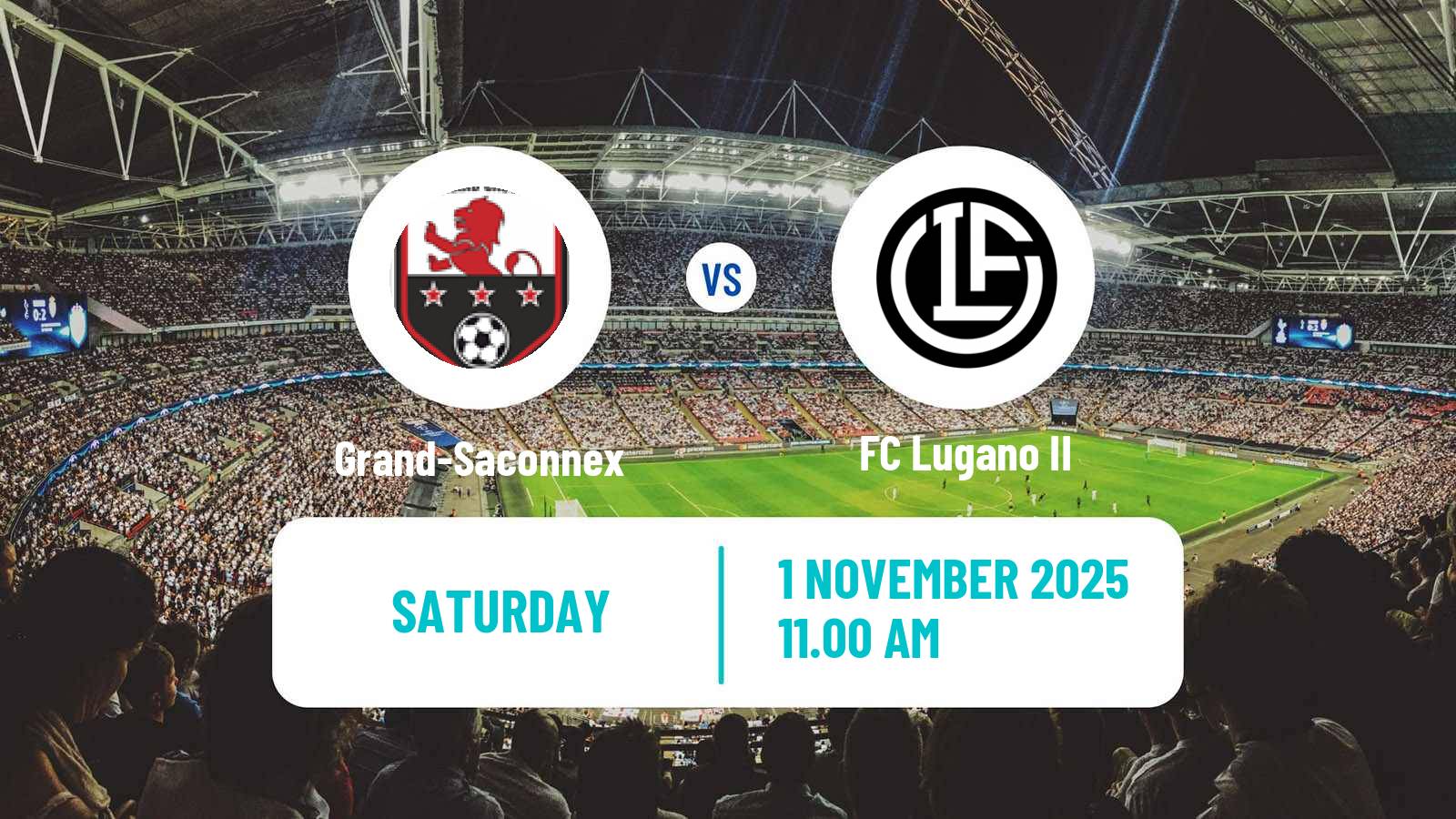 Football Swiss Promotion League Grand-Saconnex - Lugano II
