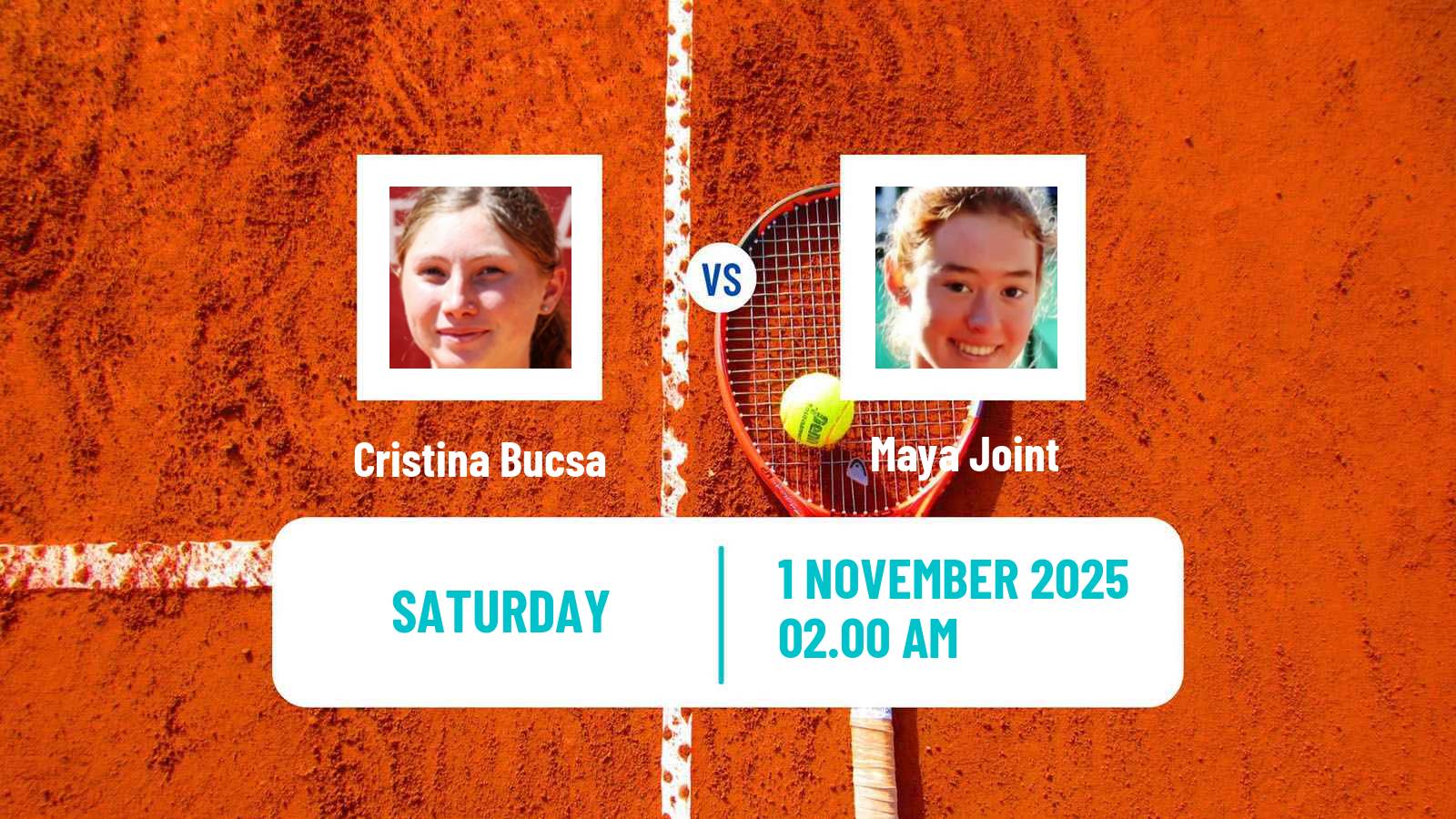 Tennis WTA Hong Kong Cristina Bucsa - Maya Joint
