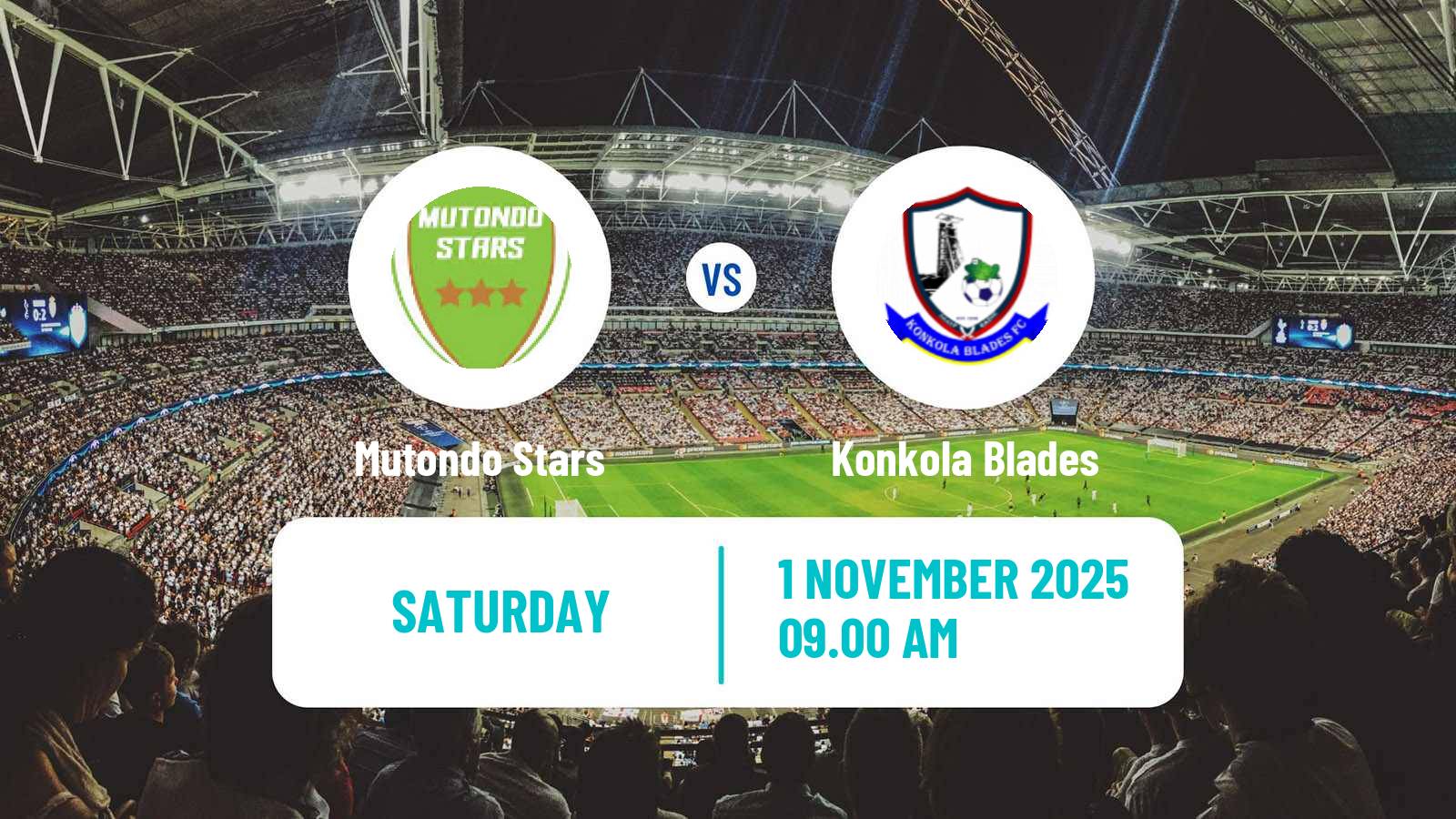 Football Zambian Premier League Mutondo Stars - Konkola Blades
