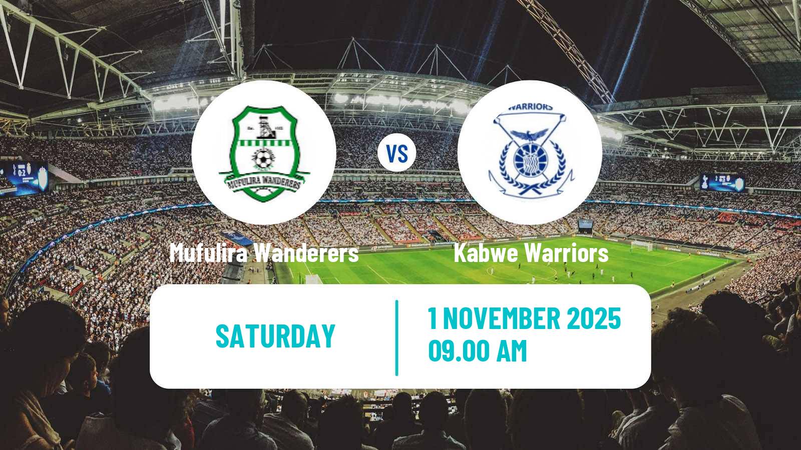 Football Zambian Premier League Mufulira Wanderers - Kabwe Warriors