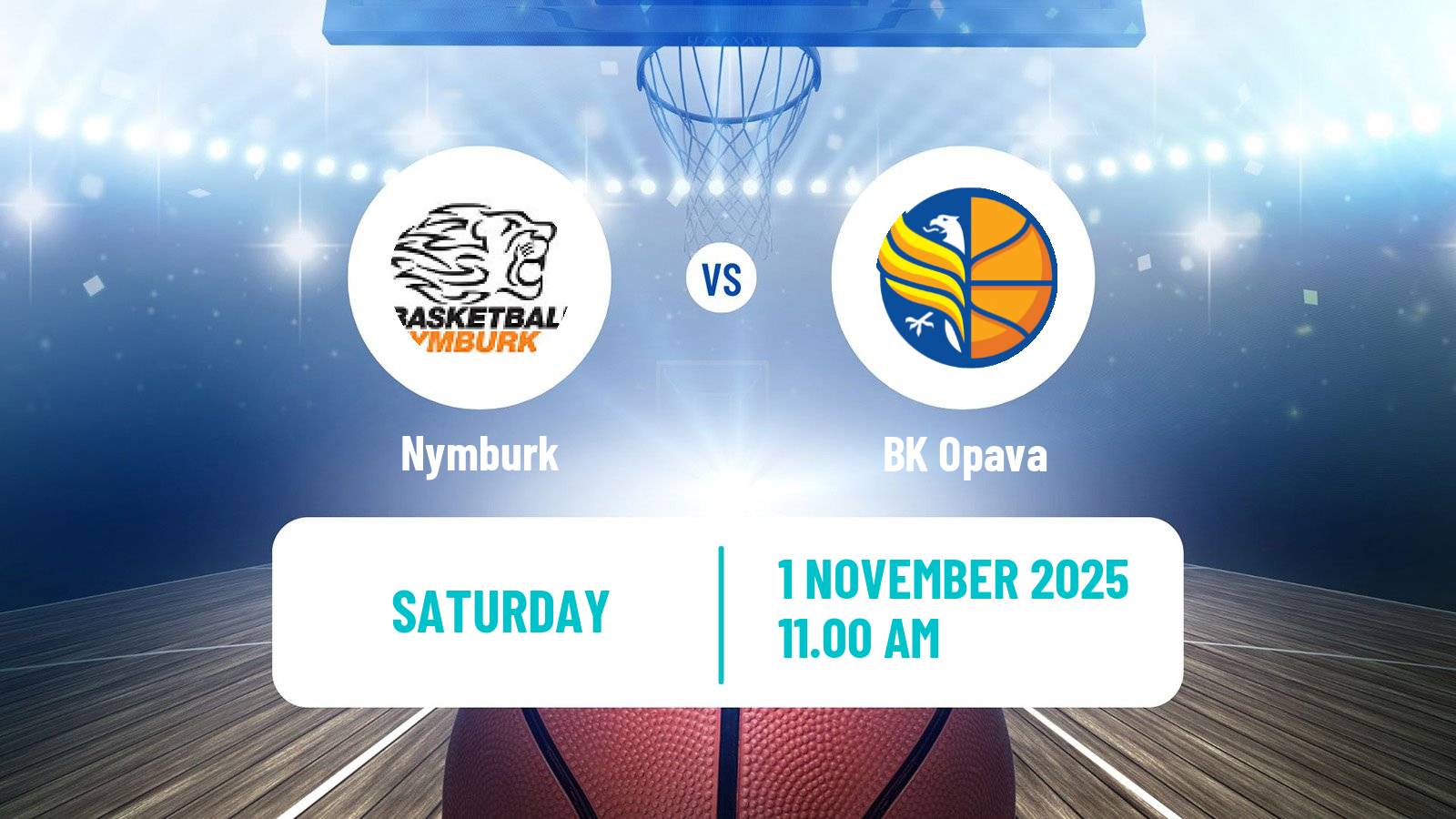 Basketball Czech NBL Nymburk - Opava