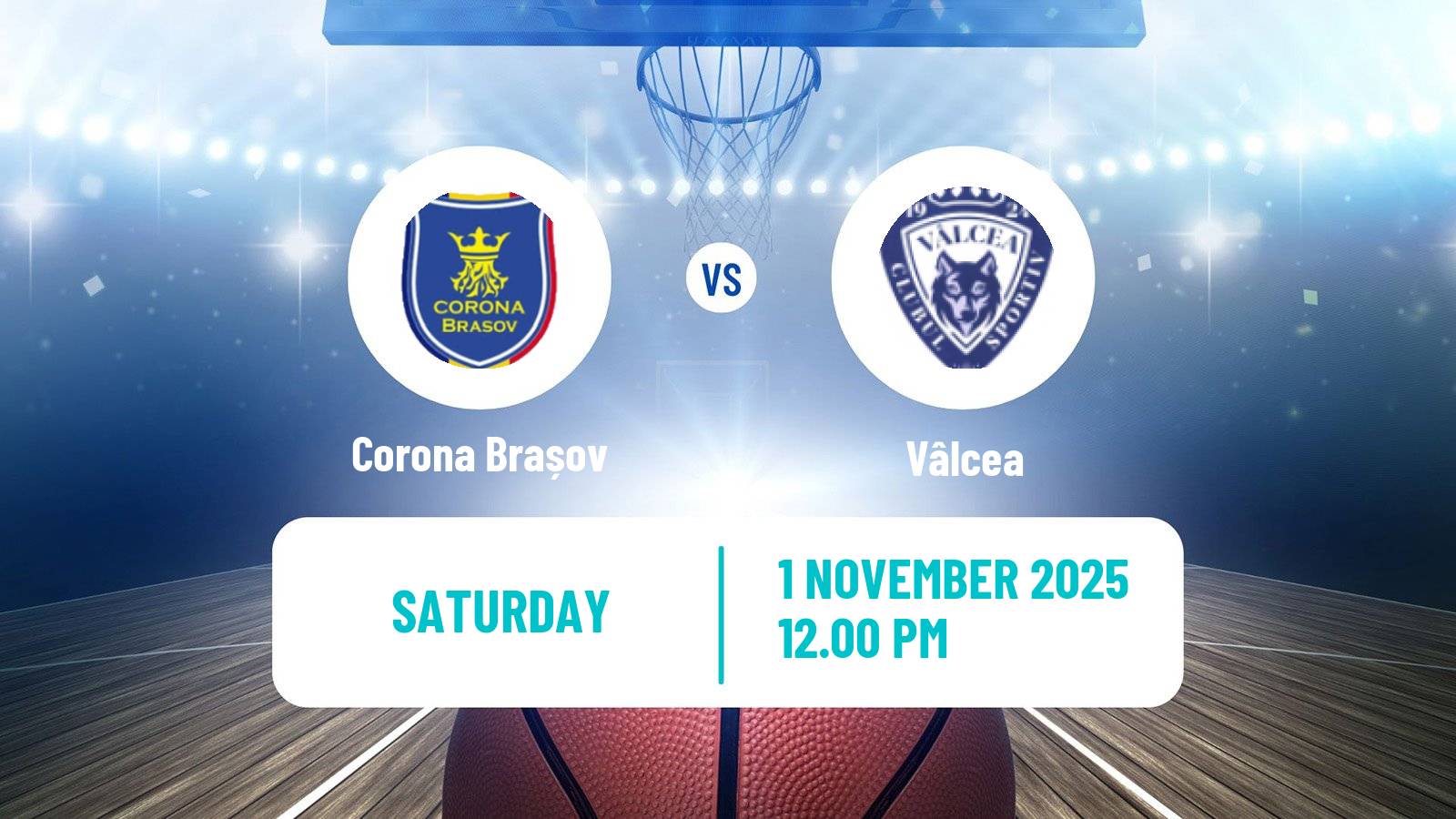 Basketball Romanian Divizia A Basketball Corona Brașov - Vâlcea