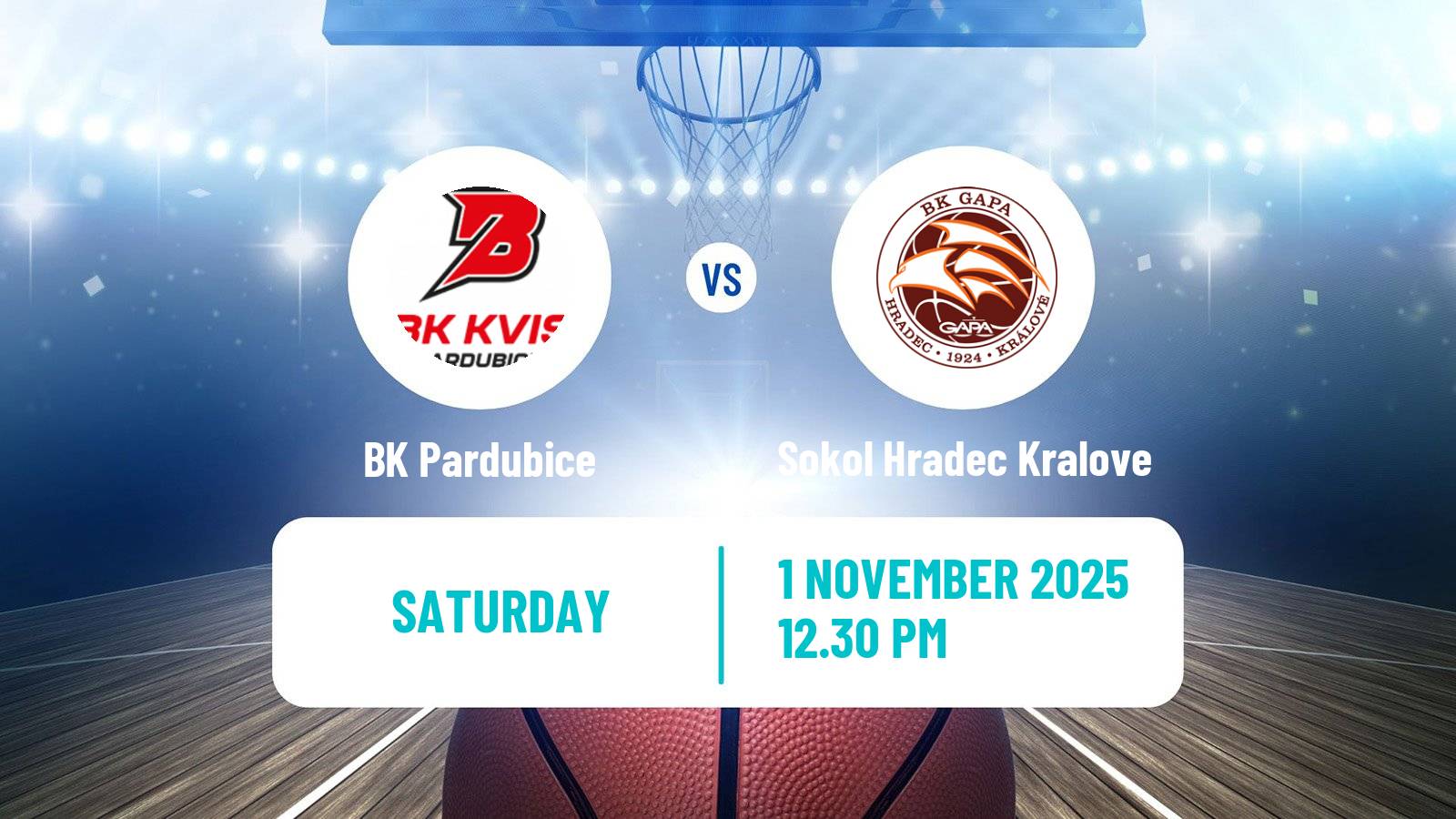 Basketball Czech NBL Pardubice - Sokol Hradec Kralove