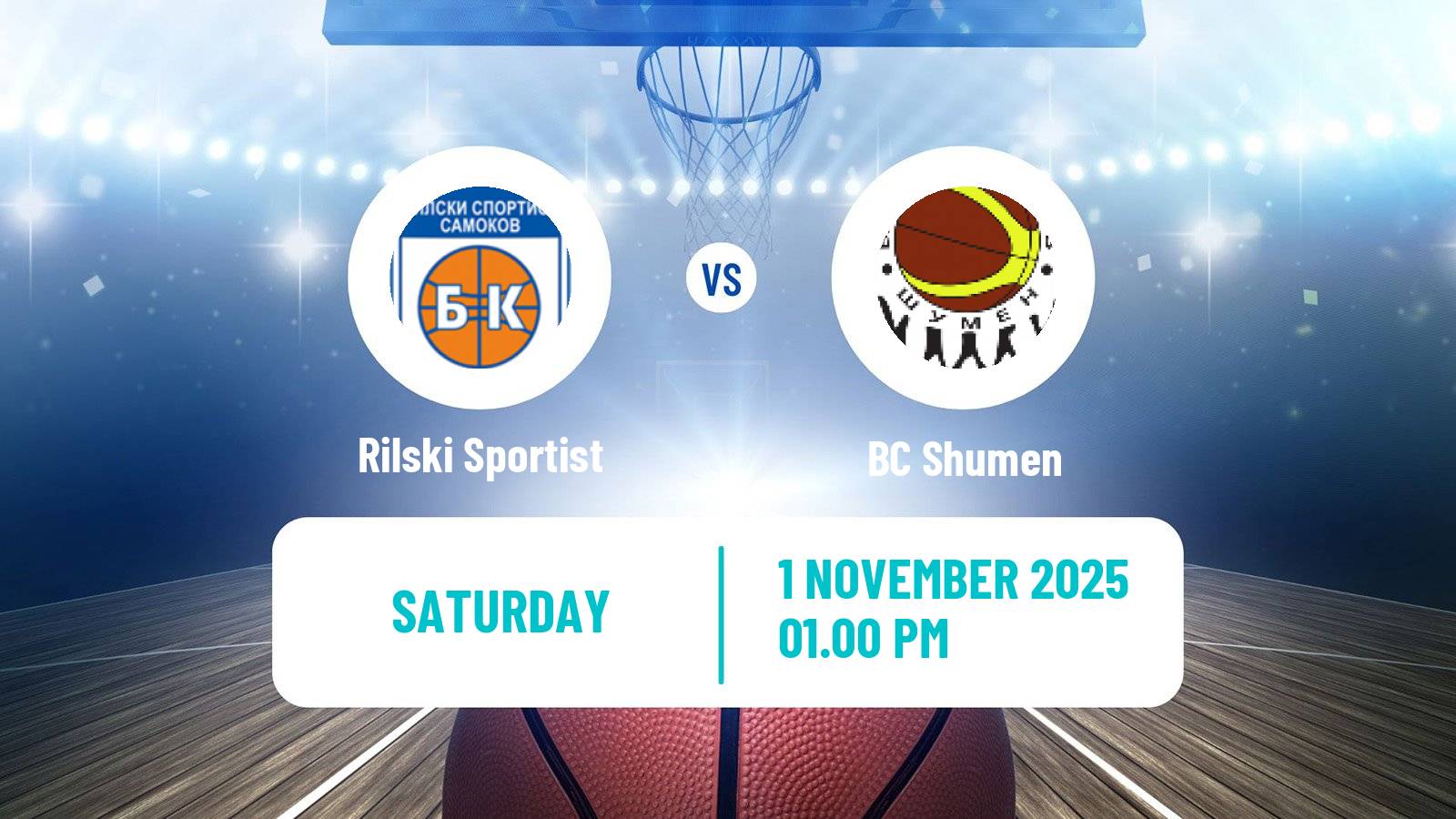 Basketball Bulgarian NBL Rilski Sportist - Shumen