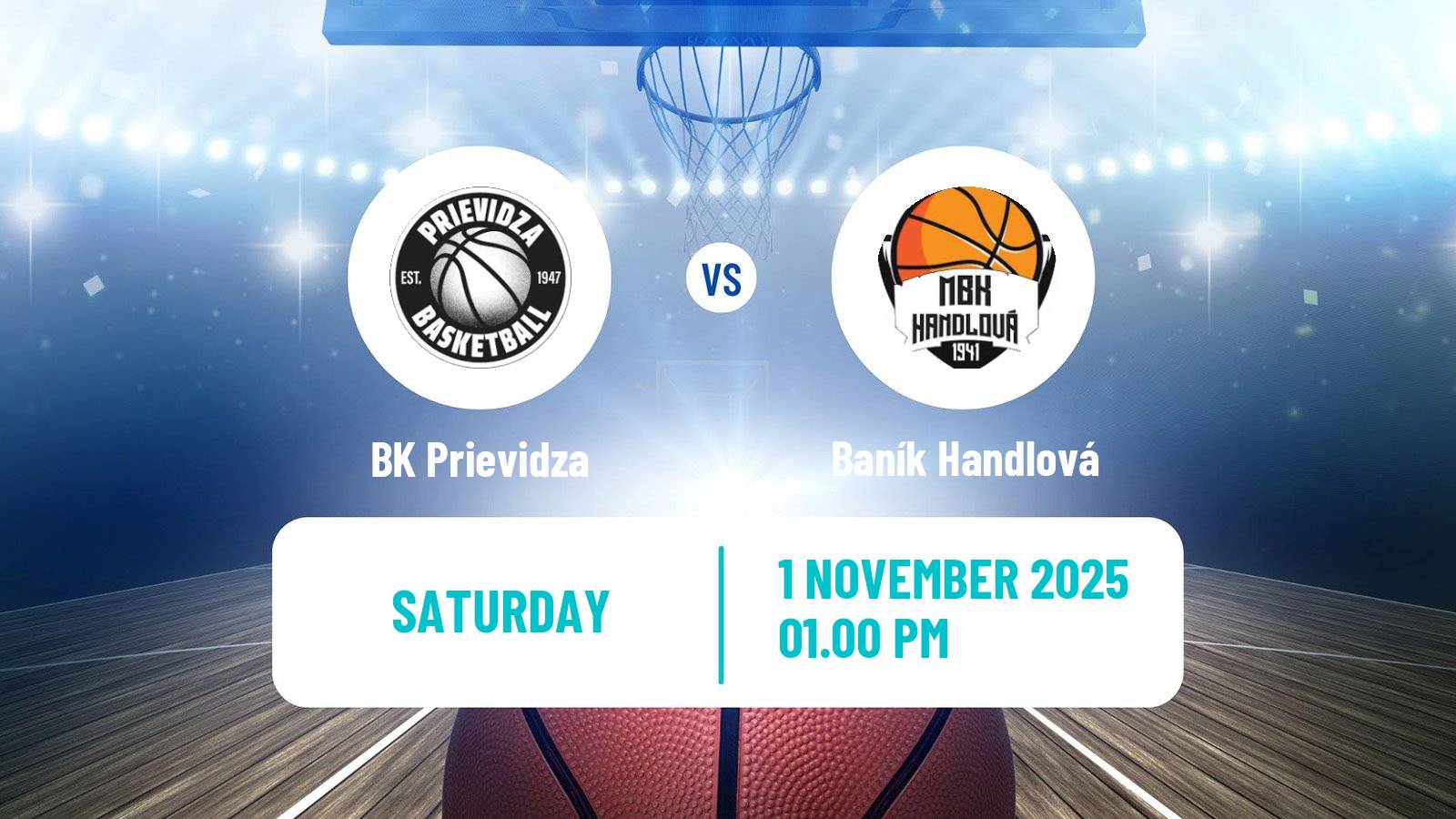 Basketball Slovak Extraliga Basketball Prievidza - Baník Handlová