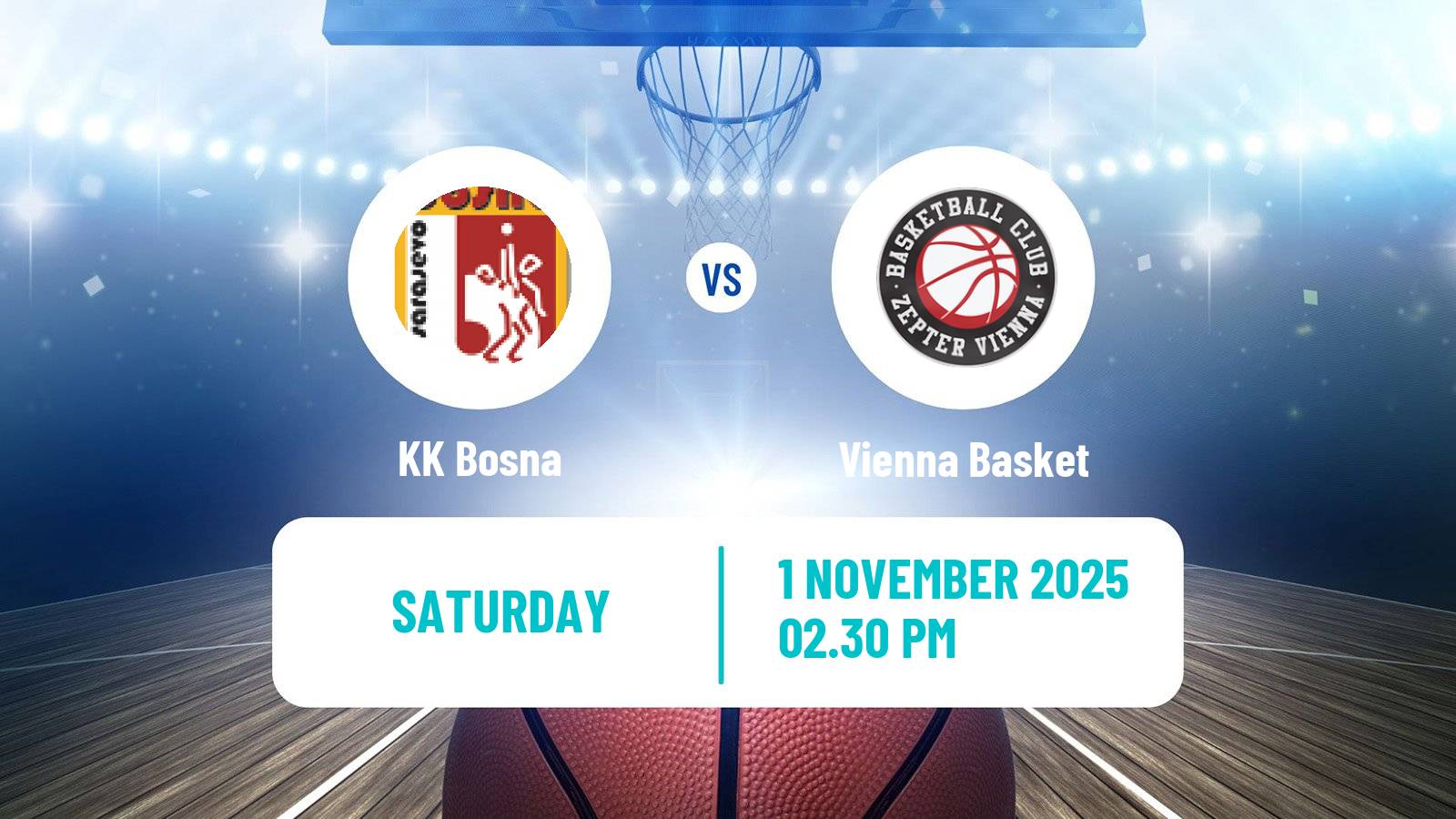 Basketball Adriatic League Bosna - Vienna Basket
