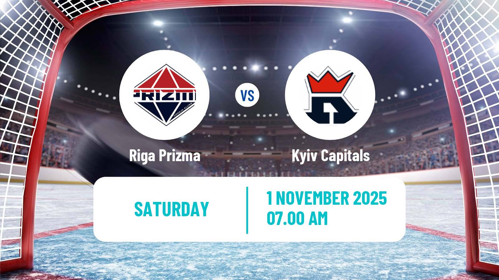 Hockey Latvian Hokeja Liga Riga Prizma - Kyiv Capitals