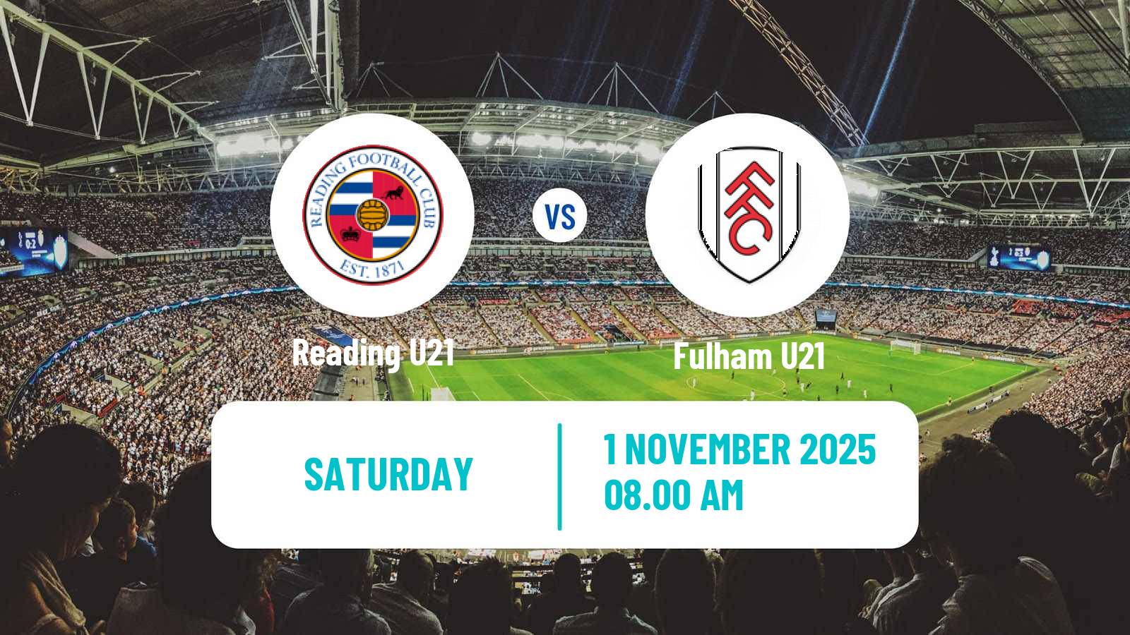 Football English Premier League 2 Reading U21 - Fulham U21