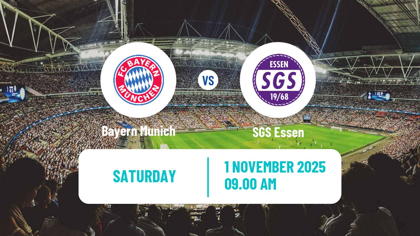 Football German Bundesliga Women Bayern Munich - SGS Essen