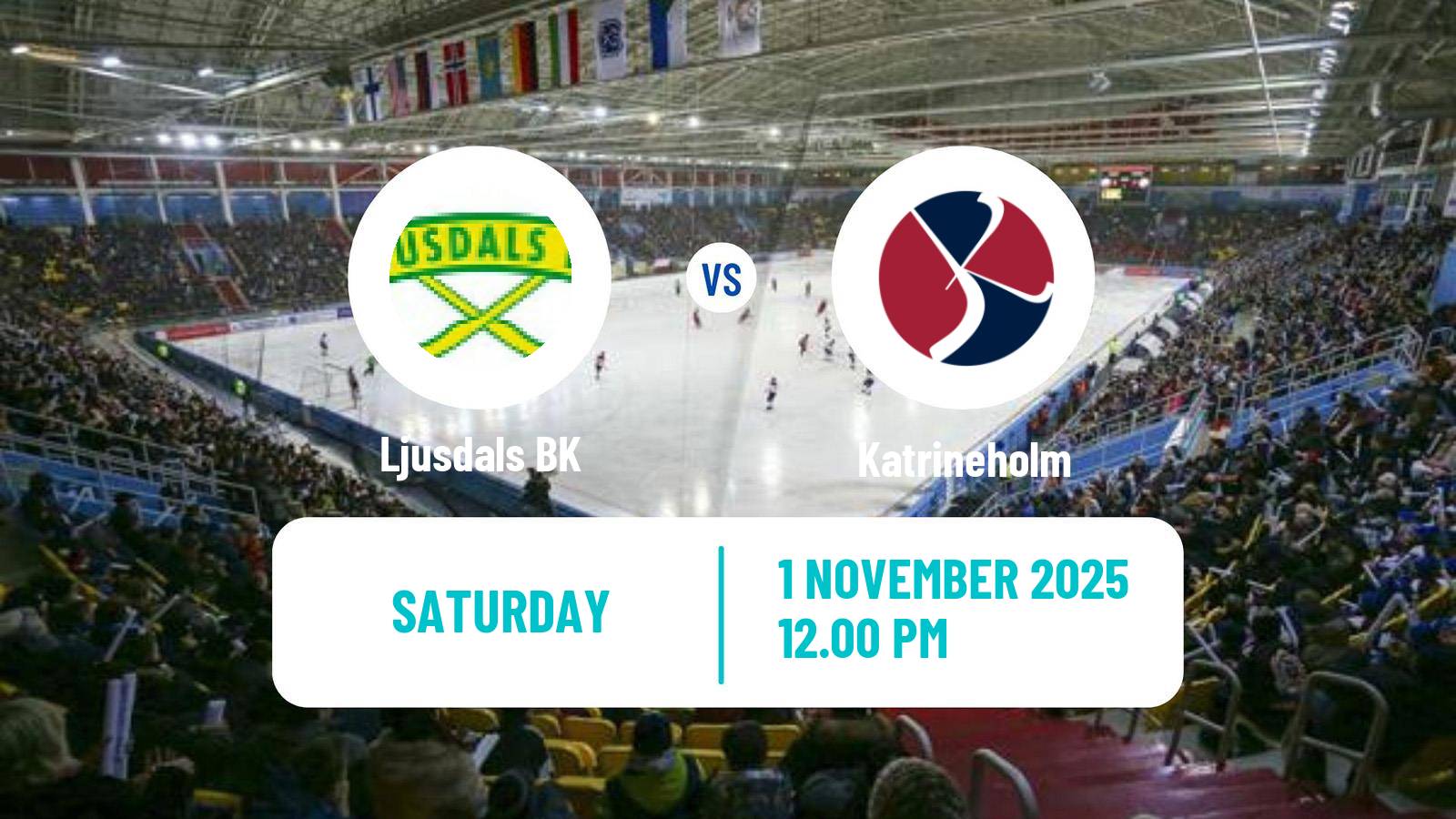 Bandy Swedish Allsvenskan Bandy Ljusdal - Katrineholm