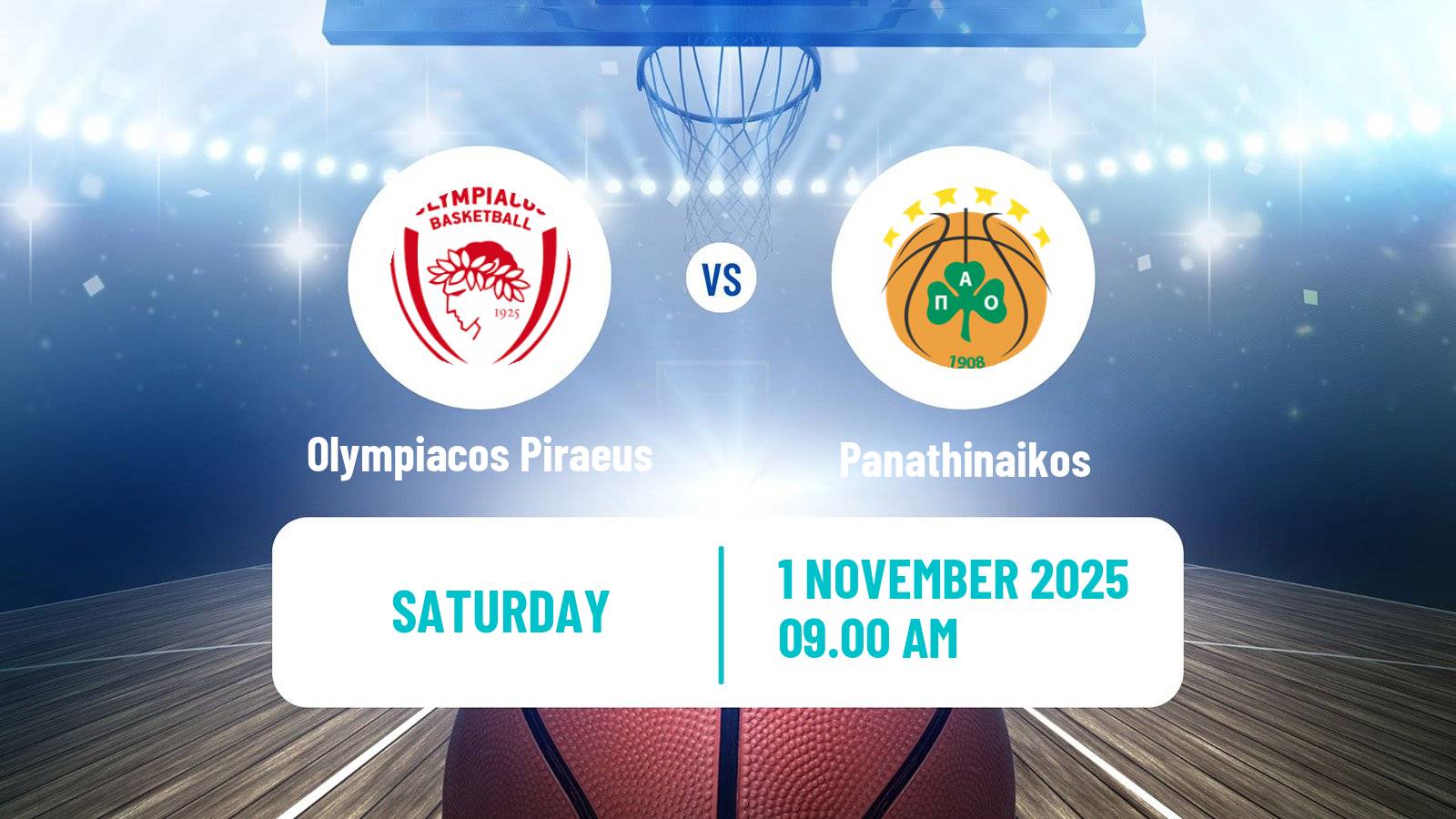 Basketball Greek Basket League A1 Women Olympiacos Piraeus - Panathinaikos
