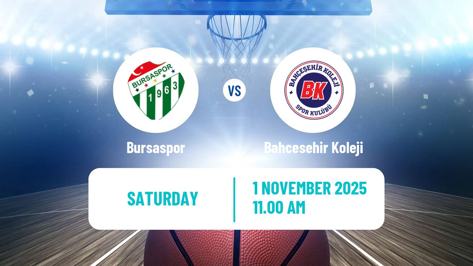 Basketball Turkish Basketball Super Ligi Bursaspor - Bahcesehir Koleji