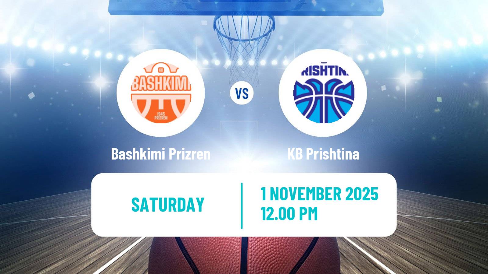 Basketball Kosovo Superliga Basketball Bashkimi Prizren - Prishtina