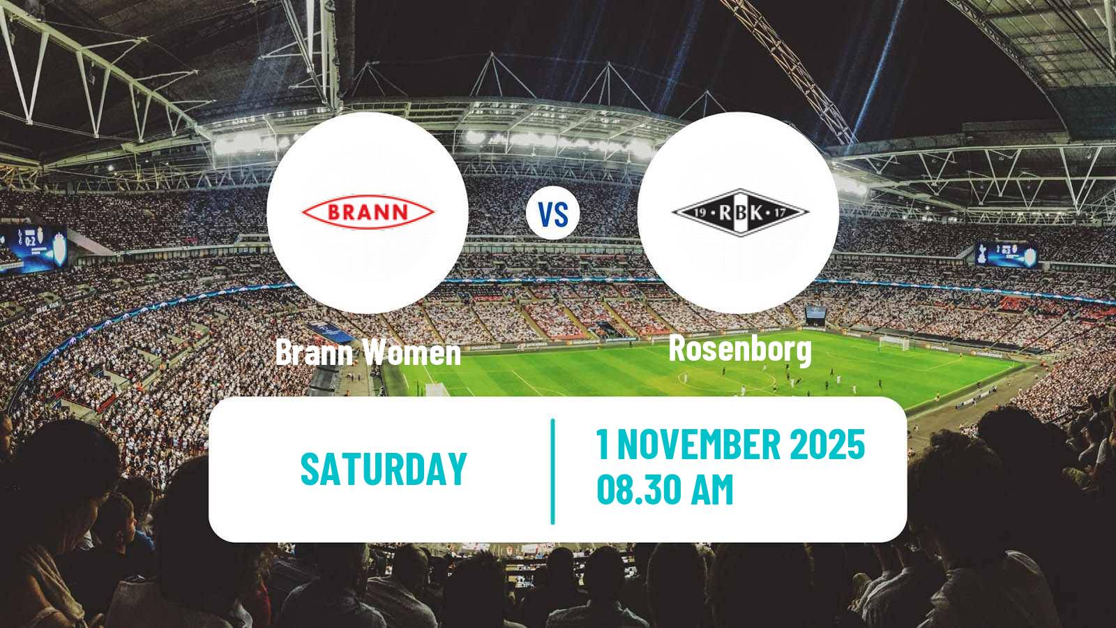 Football Norwegian Toppserien Women Brann - Rosenborg