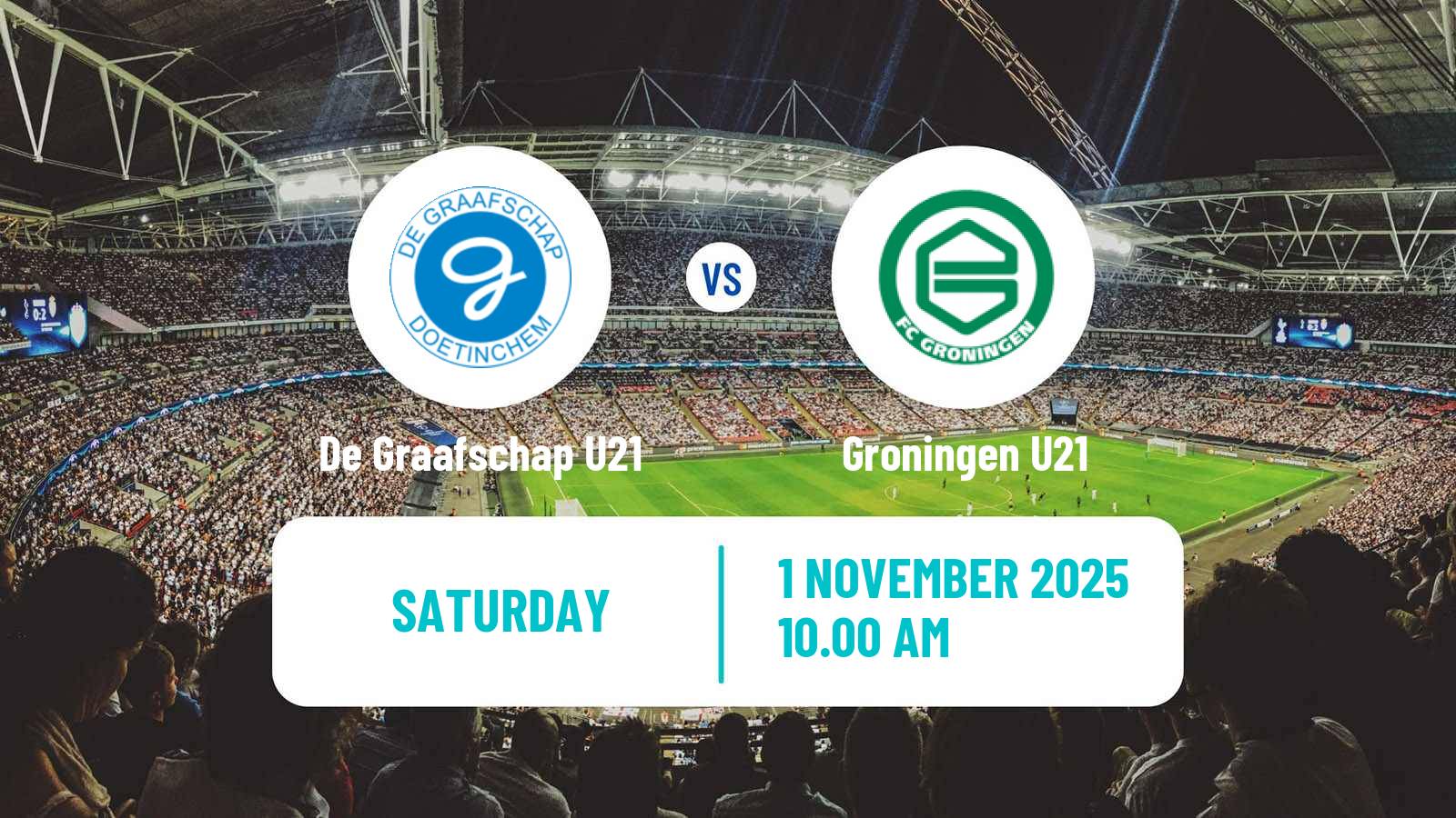 Football Dutch Divisie 1 U21 De Graafschap U21 - Groningen U21