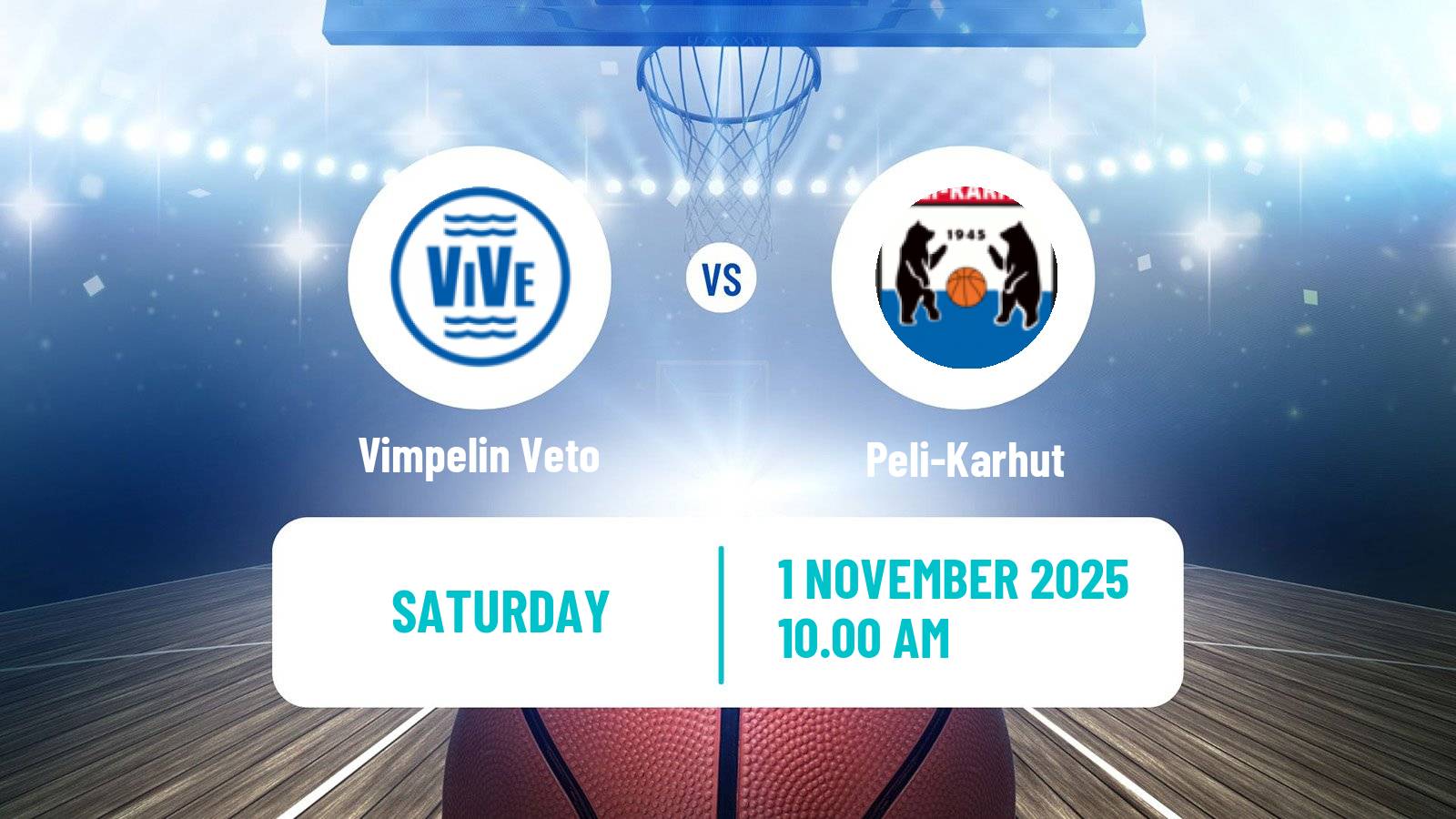 Basketball Finnish Korisliiga Women Vimpelin Veto - Peli-Karhut
