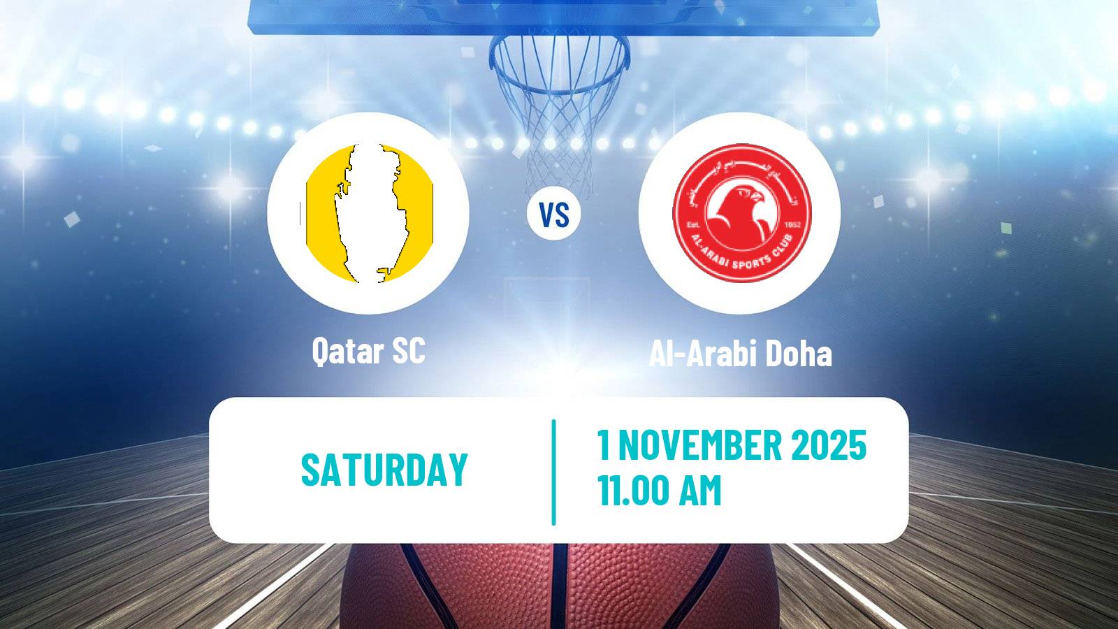 Basketball Qatar Basketball League Qatar SC - Al-Arabi Doha