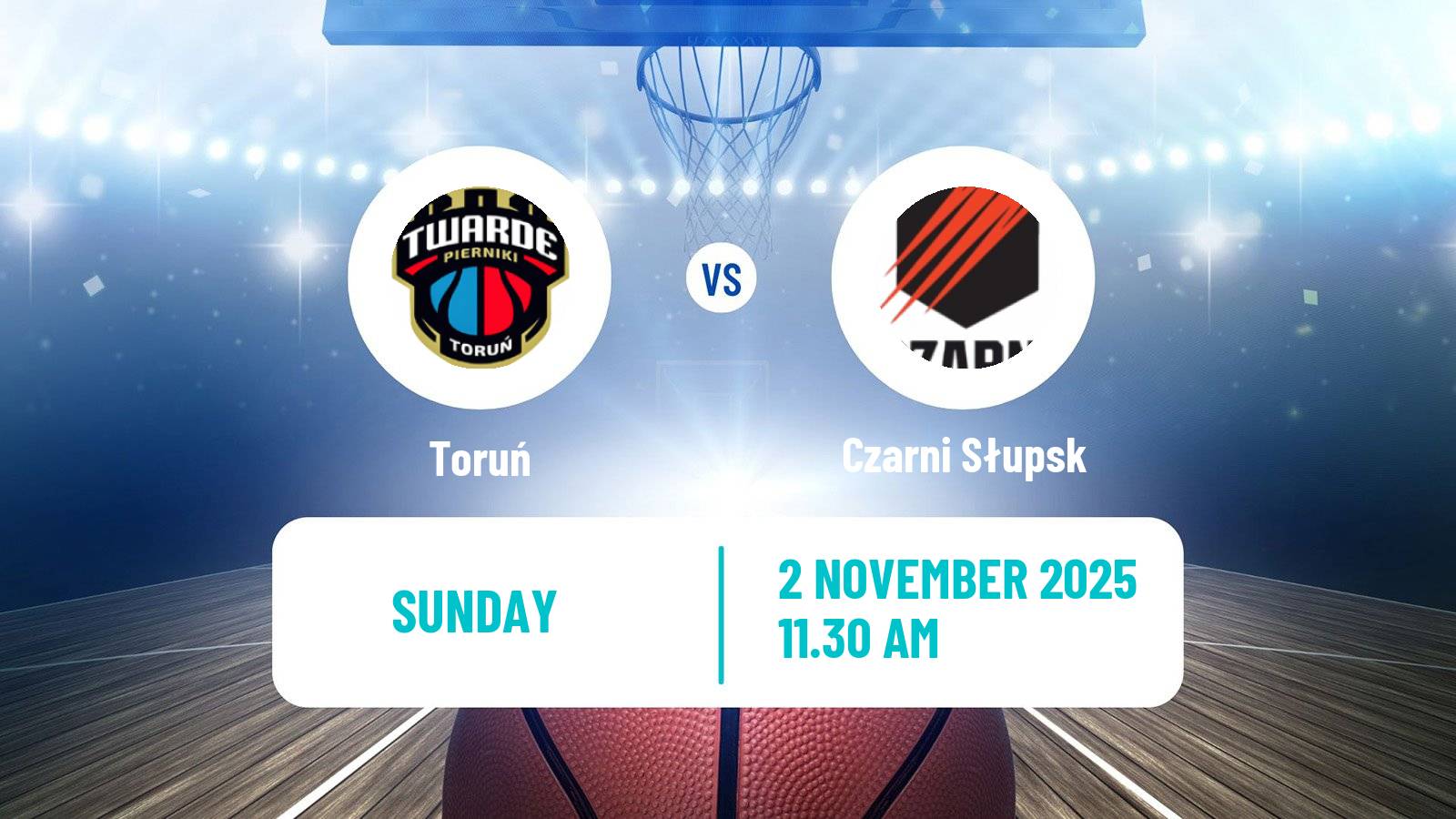 Basketball Polish Basket Liga Toruń - Czarni Słupsk