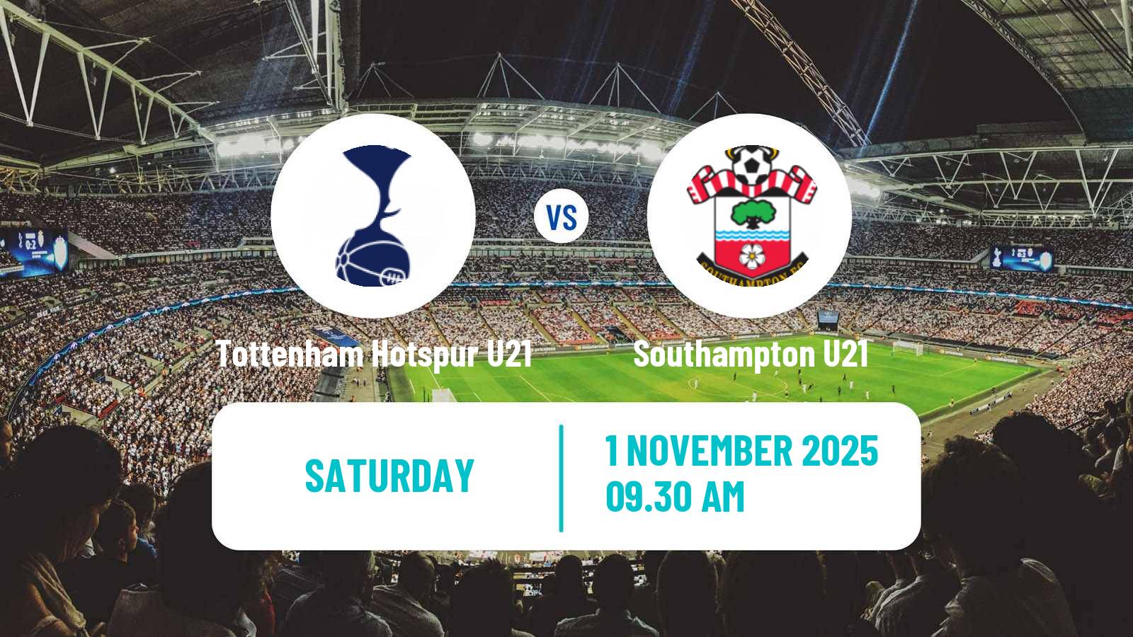 Football English Premier League 2 Tottenham Hotspur U21 - Southampton U21