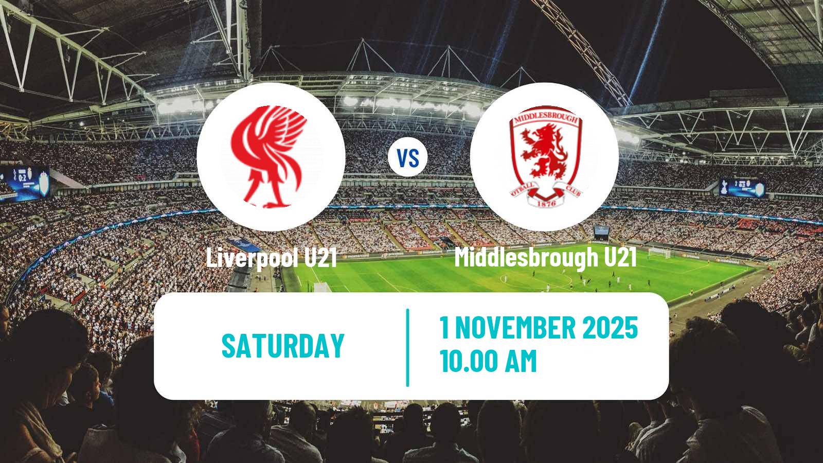 Football English Premier League 2 Liverpool U21 - Middlesbrough U21